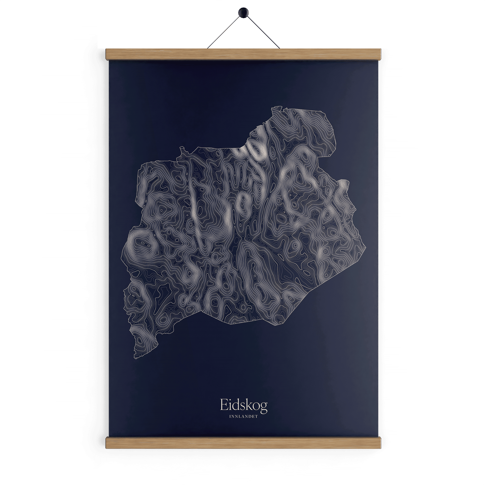 Eidskog kotekart - Vinternatt