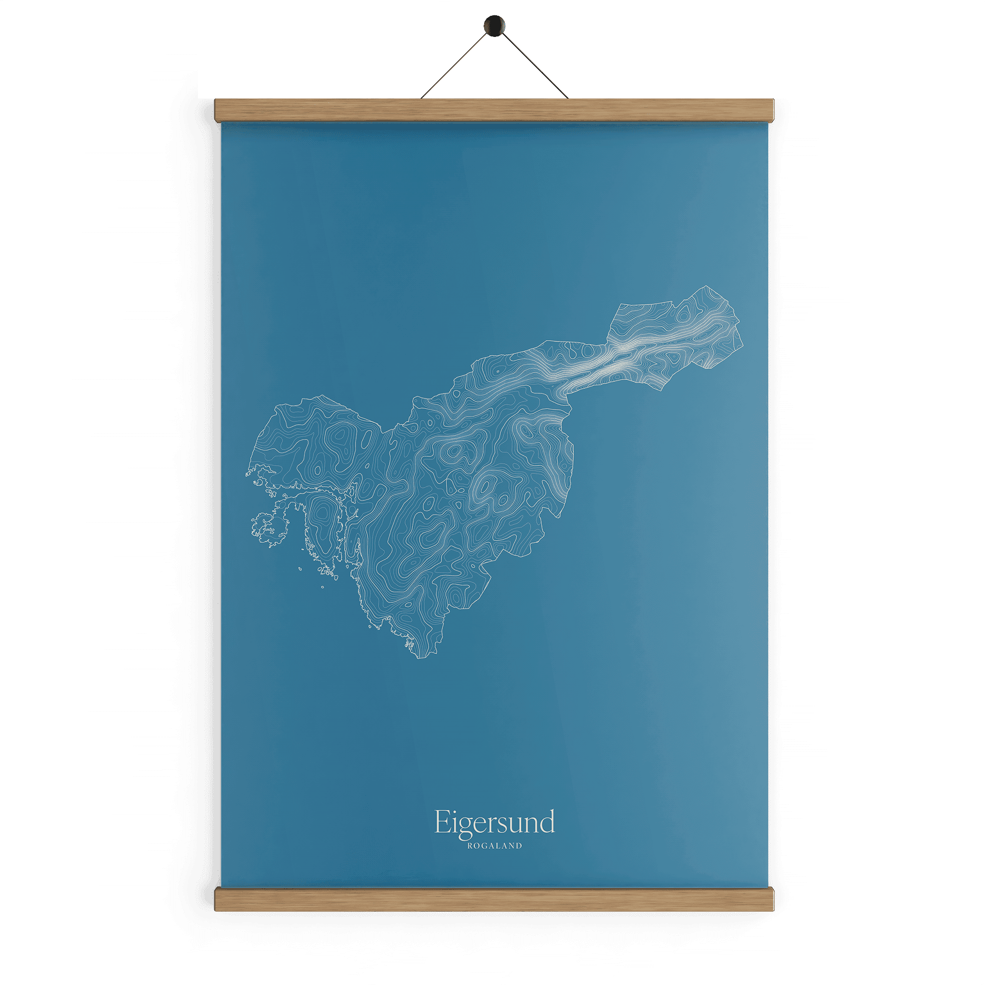 Eigersund kotekart - Himmelblå