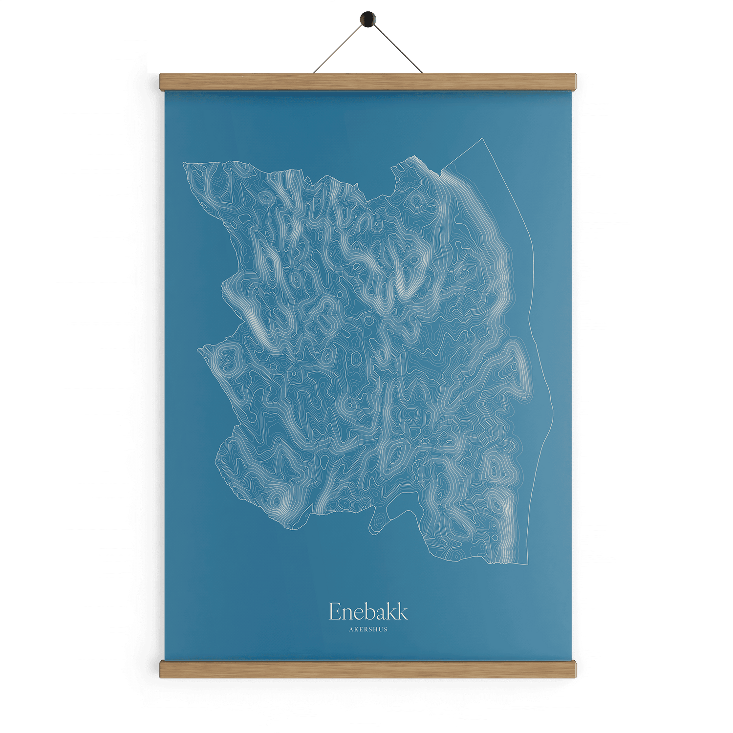 Enebakk kotekart - Himmelblå