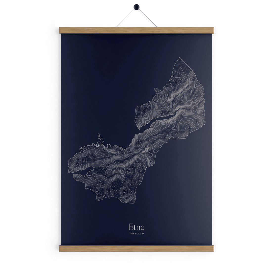 Etne kotekart - Vinternatt