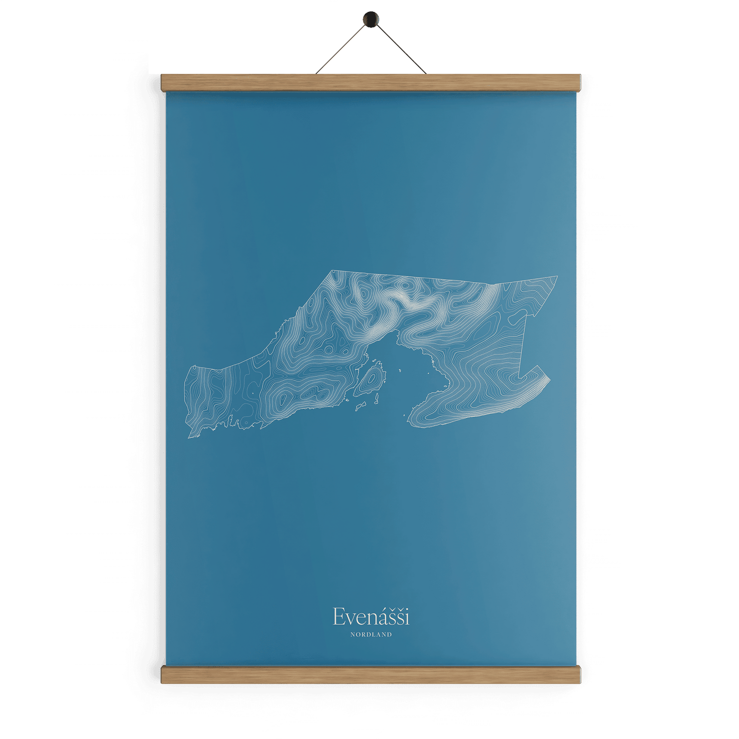 Evenášši kotekart - Himmelblå