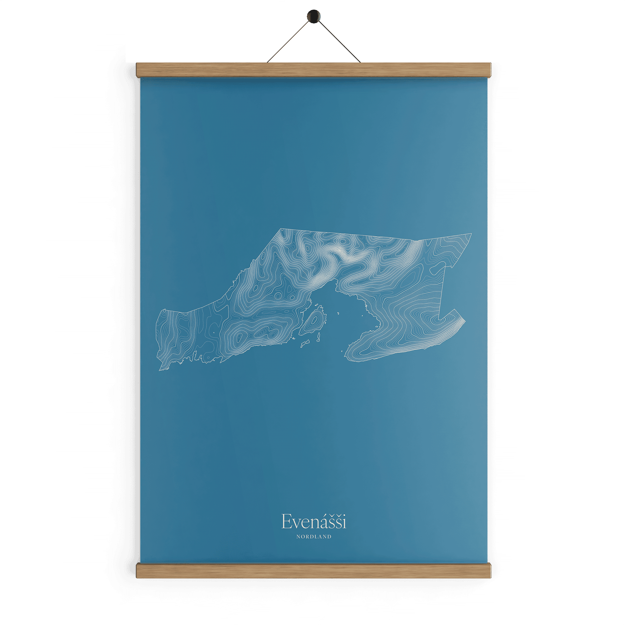 Evenášši kotekart - Himmelblå