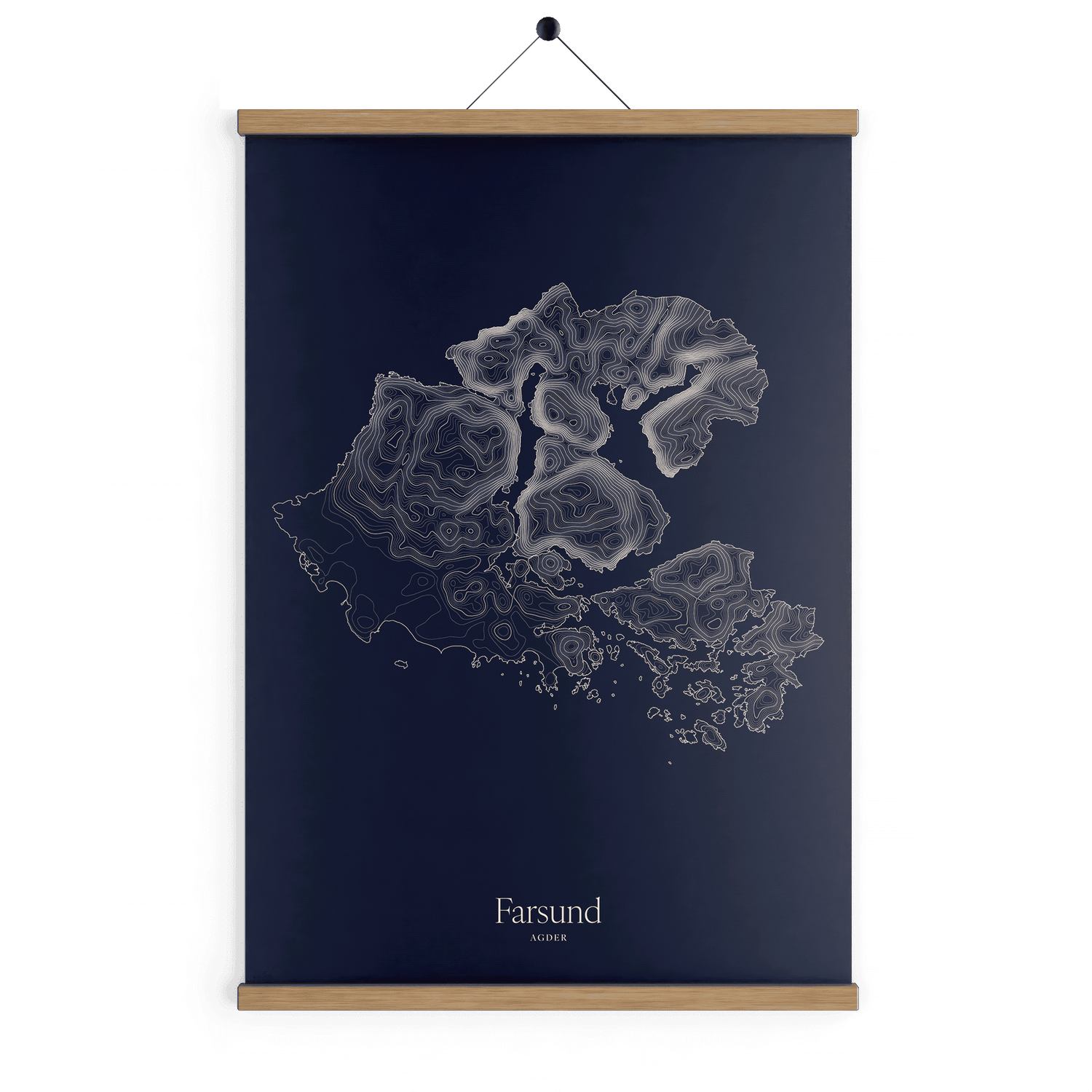 Farsund kotekart - Vinternatt