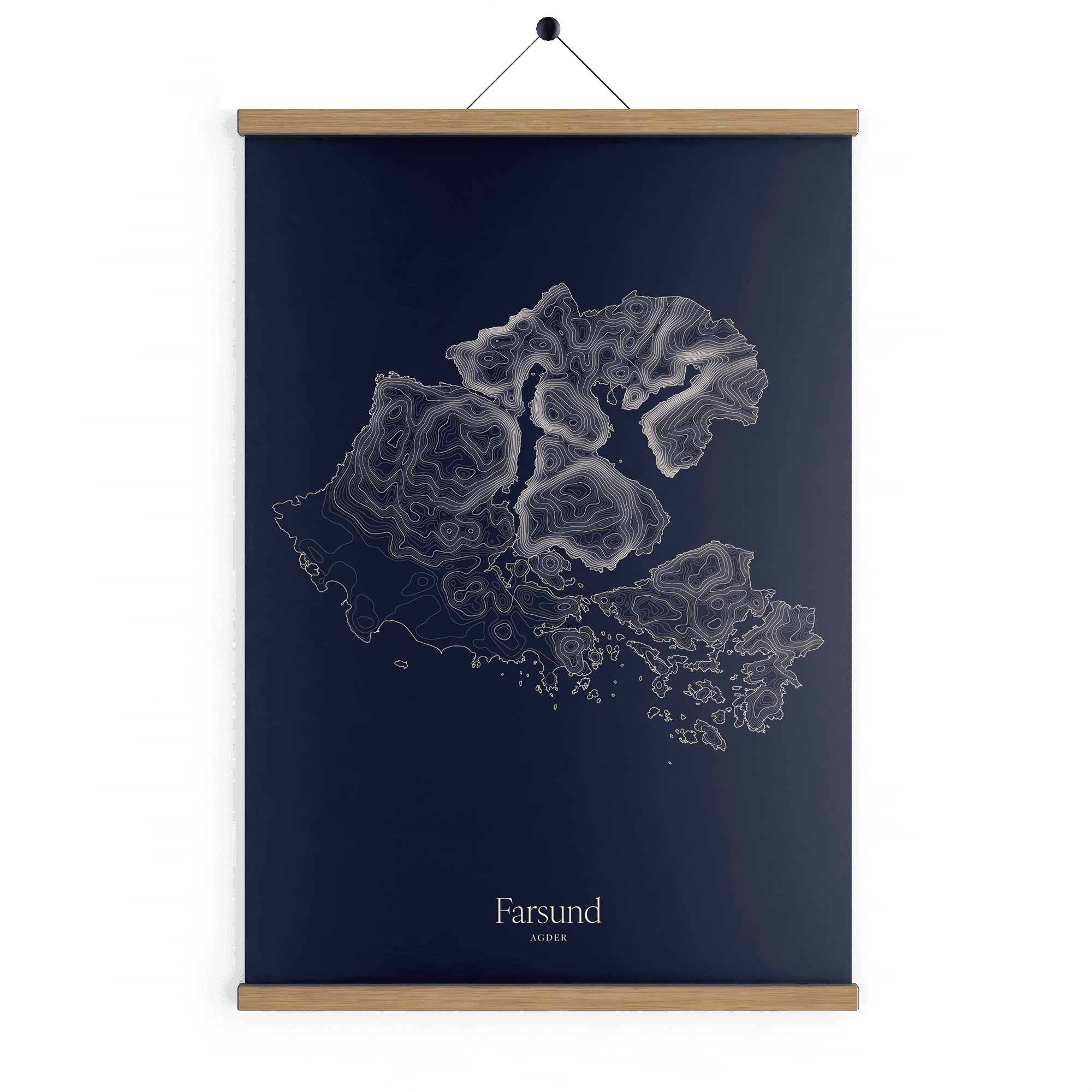 Farsund kotekart - Vinternatt