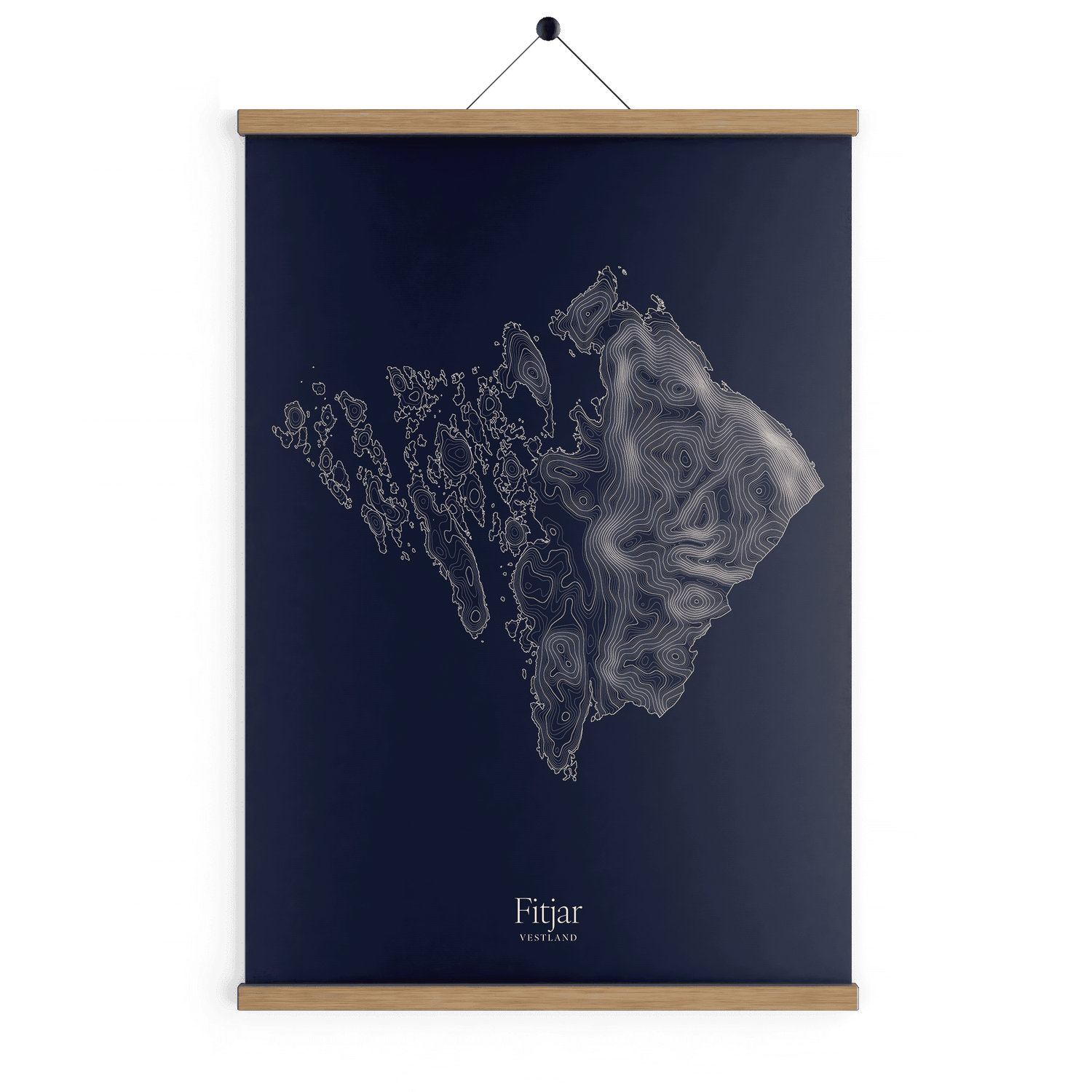 Fitjar kotekart - Vinternatt