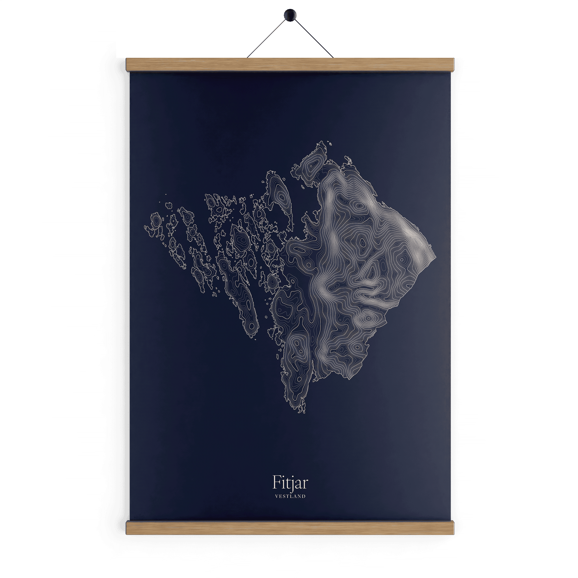 Fitjar kotekart - Vinternatt