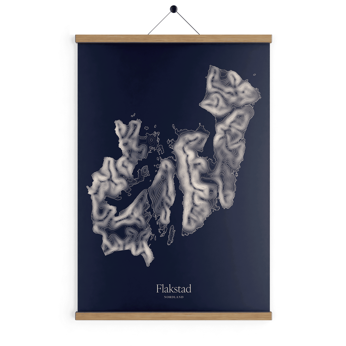 Flakstad kotekart - Vinternatt