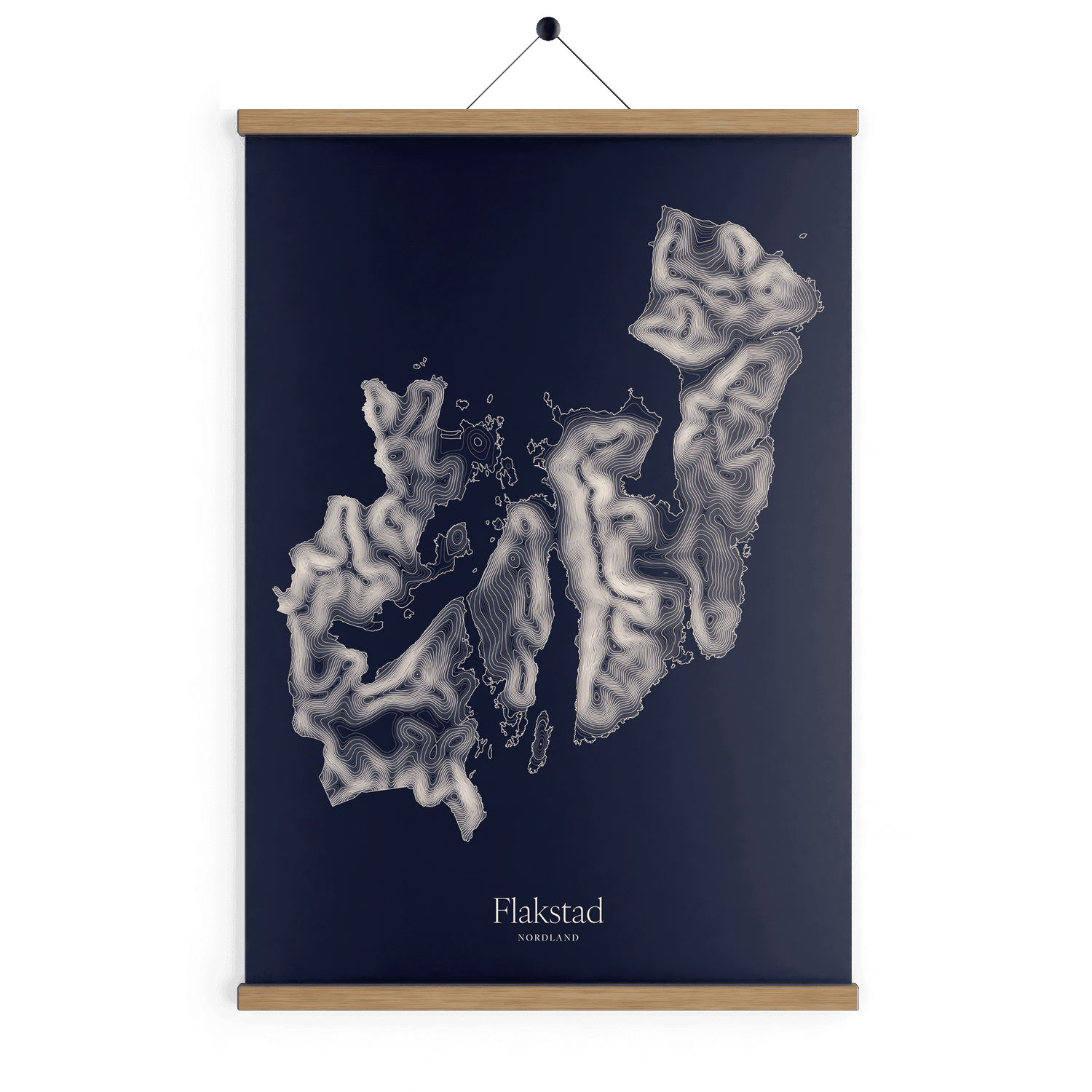 Flakstad kotekart - Vinternatt