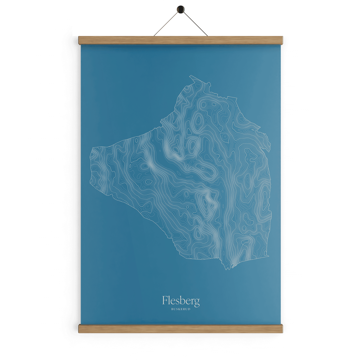 Flesberg kotekart - Himmelblå