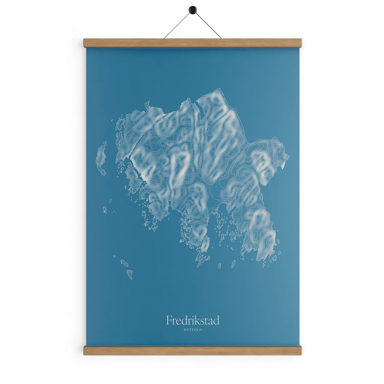 Fredrikstad kotekart - Himmelblå