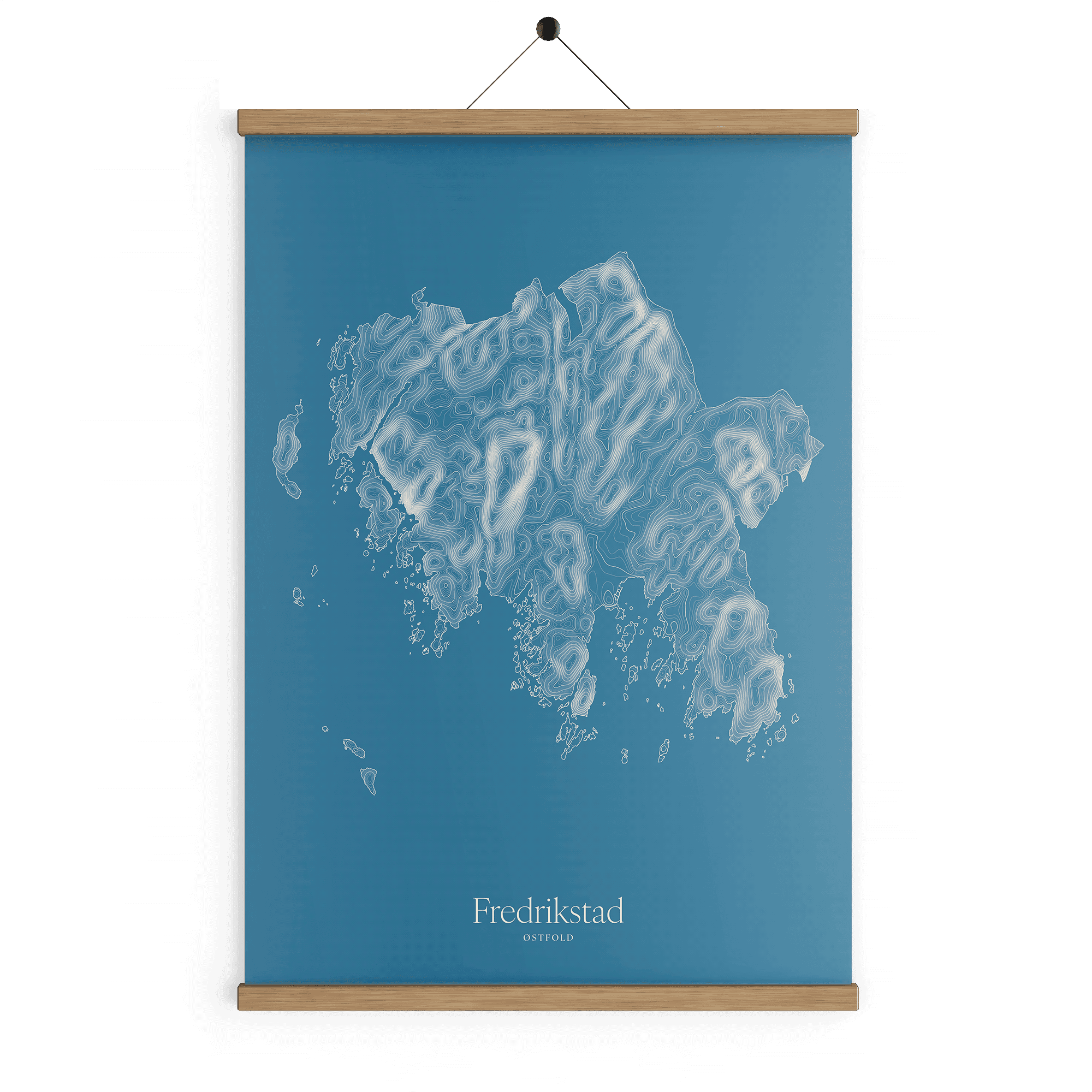 Fredrikstad kotekart - Himmelblå