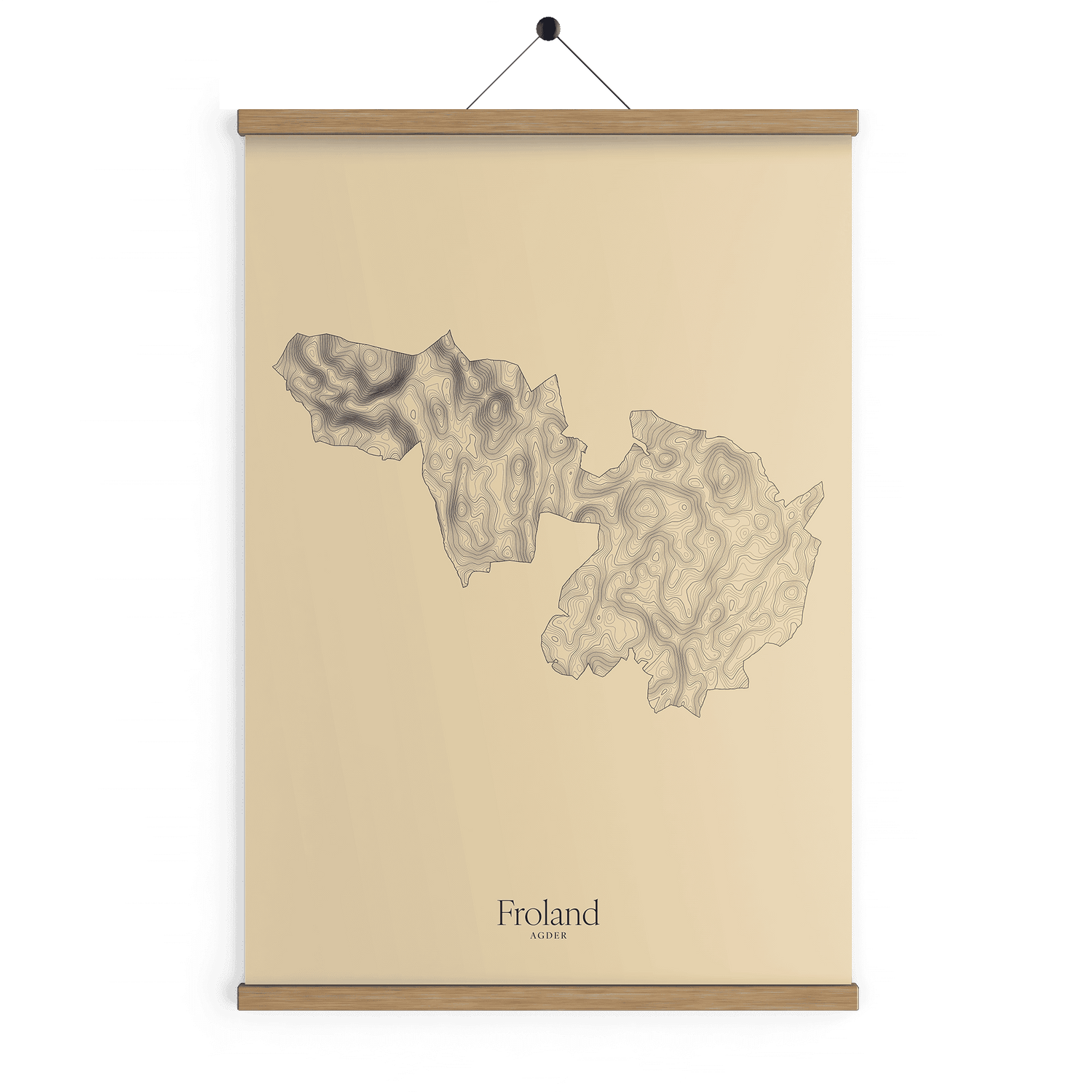 Froland kotekart - Sandstein