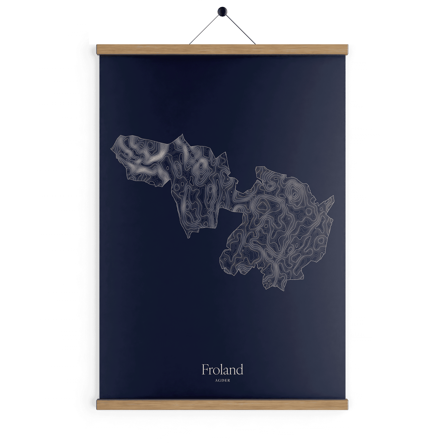 Froland kotekart - Vinternatt