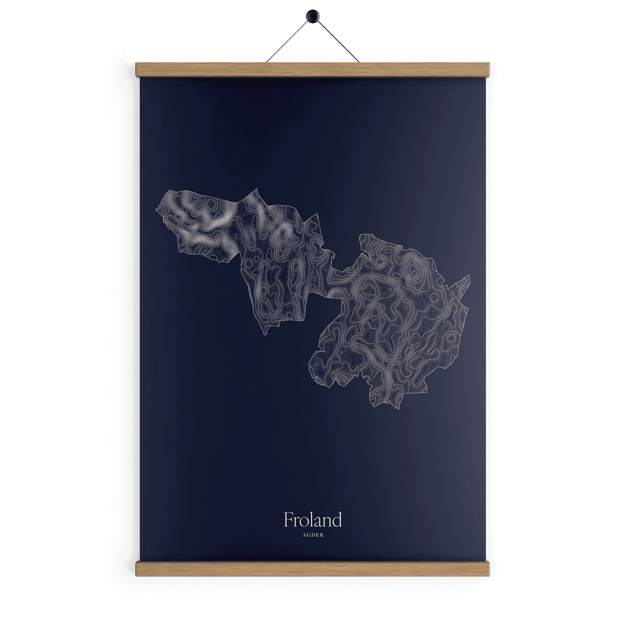 Froland kotekart - Vinternatt