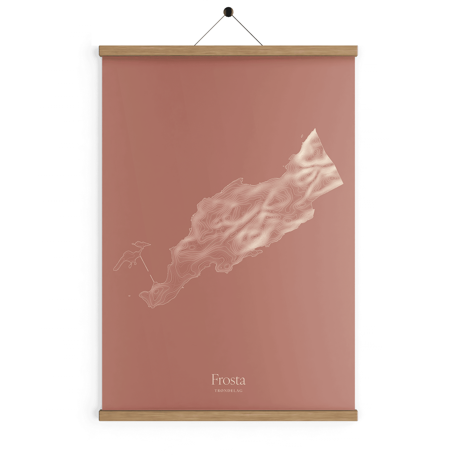 Frosta kotekart - Rustrød