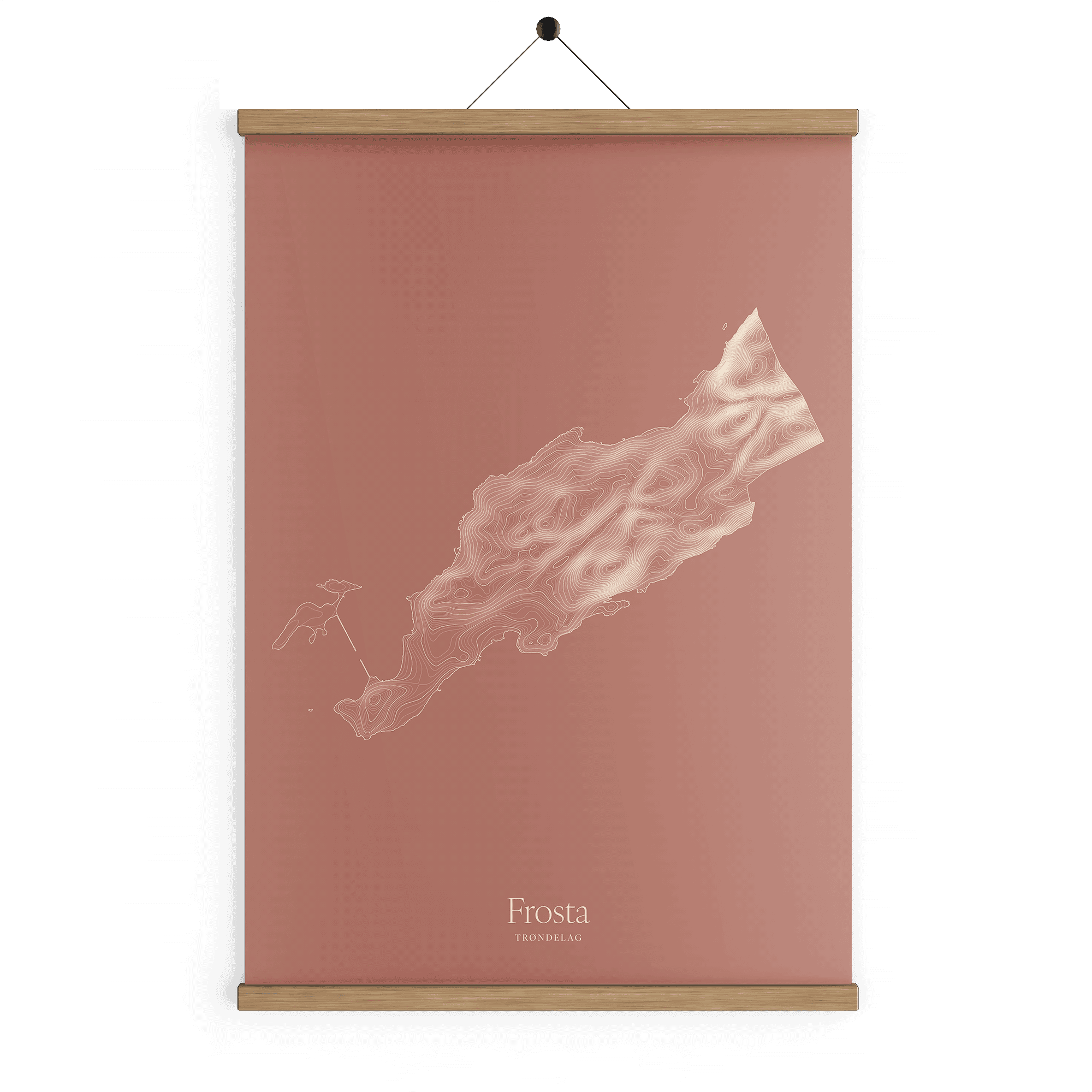 Frosta kotekart - Rustrød
