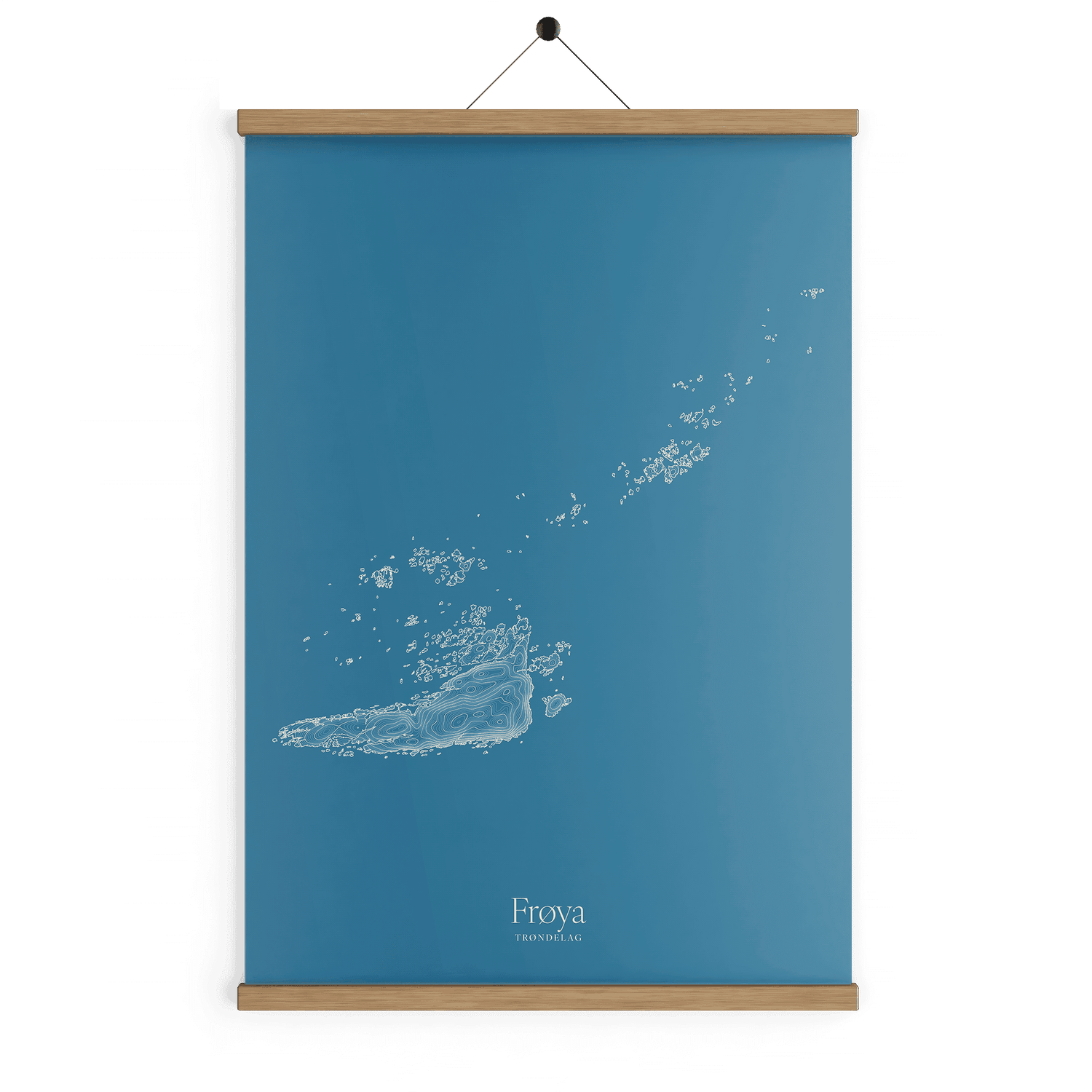 Frøya kotekart - Himmelblå