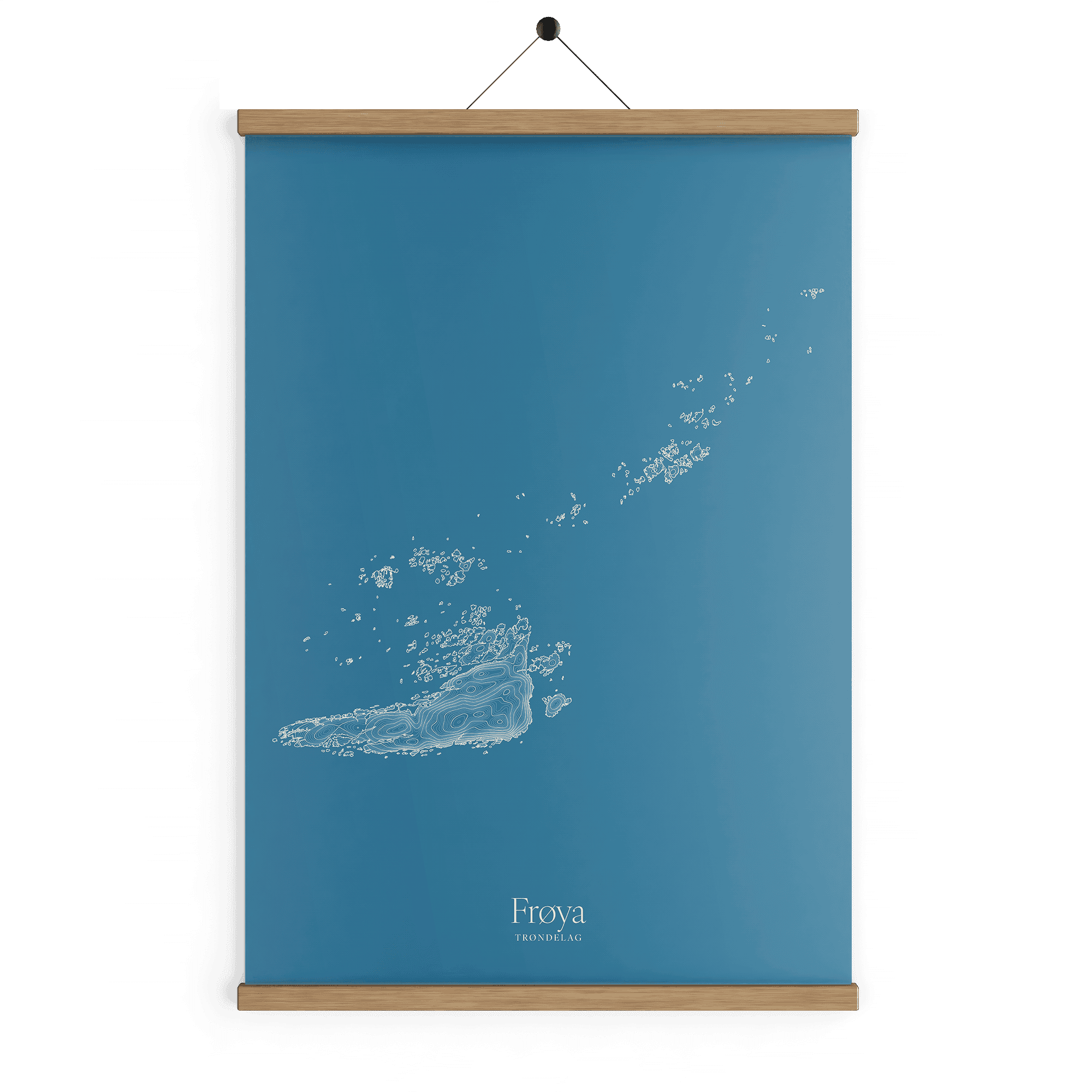 Frøya kotekart - Himmelblå