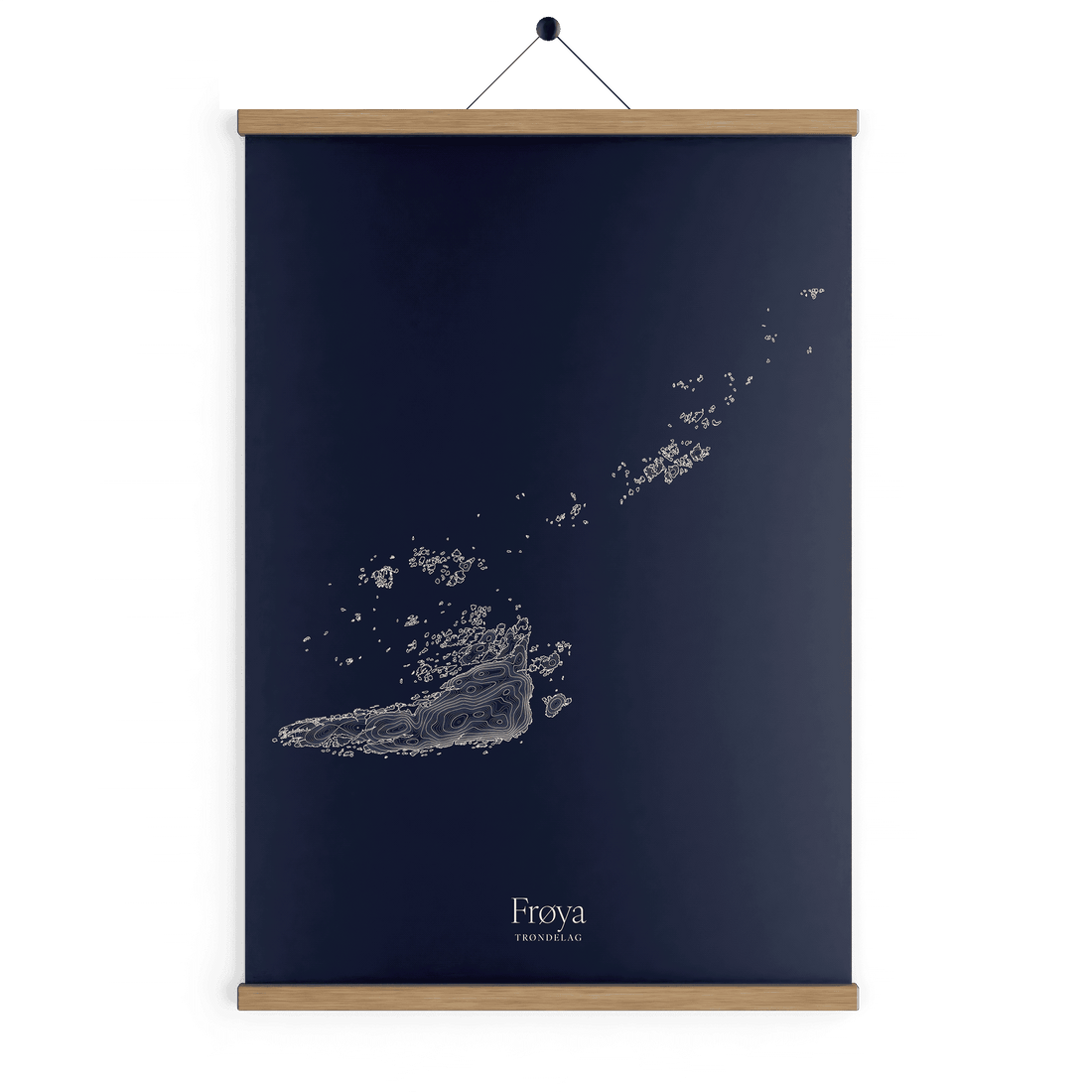 Frøya kotekart - Vinternatt