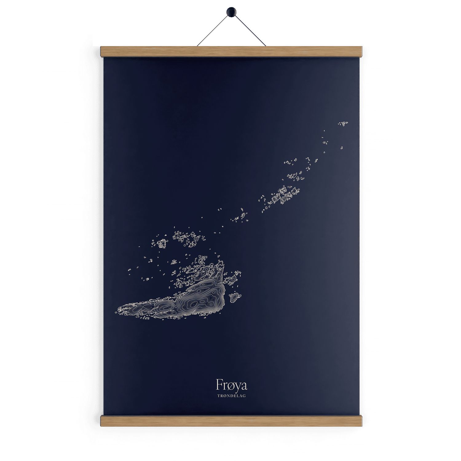 Frøya kotekart - Vinternatt