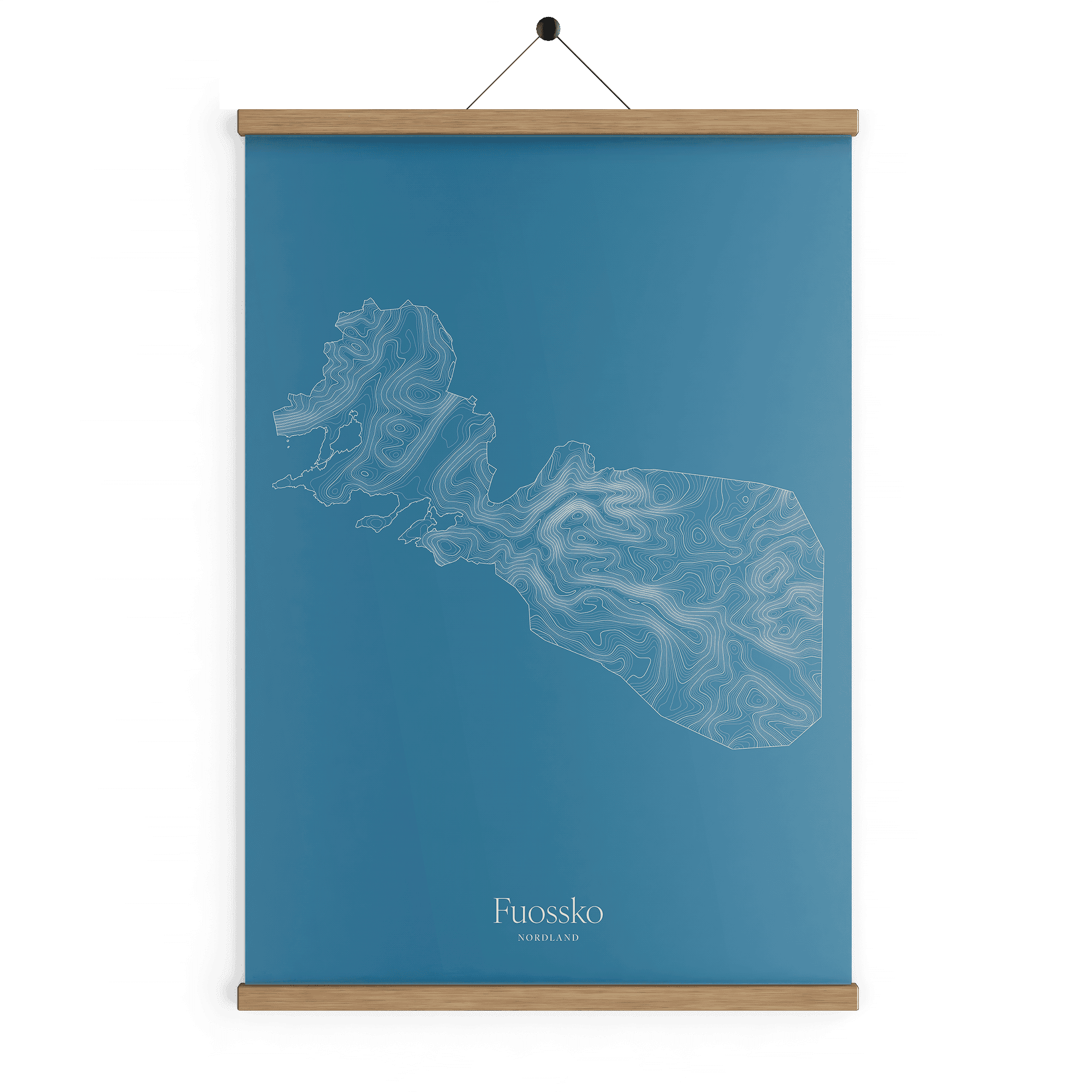 Fuossko kotekart - Himmelblå