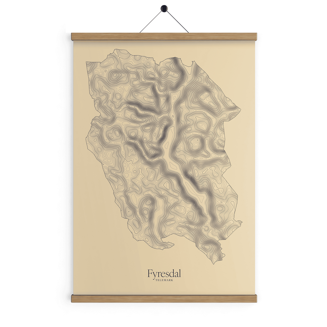 Fyresdal kotekart - Sandstein