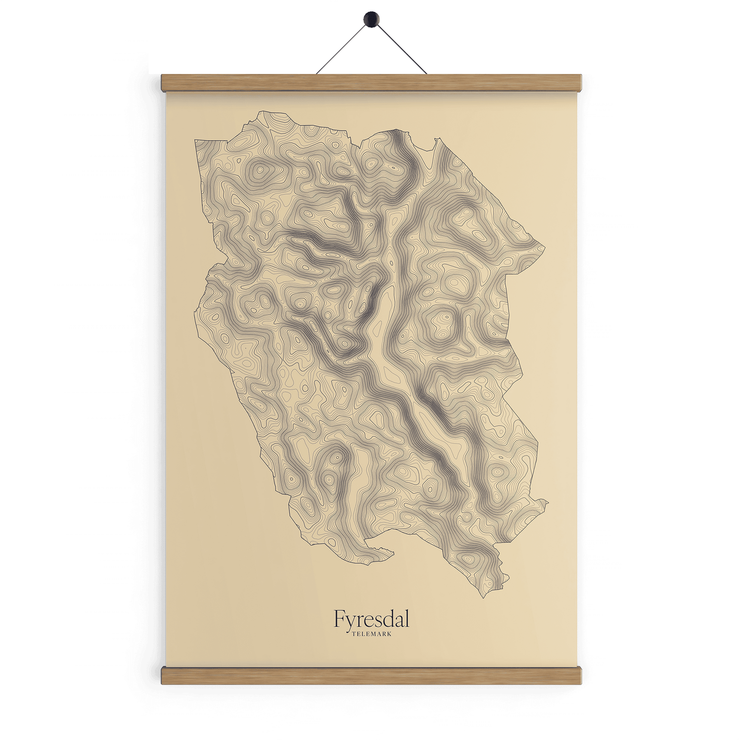Fyresdal kotekart - Sandstein