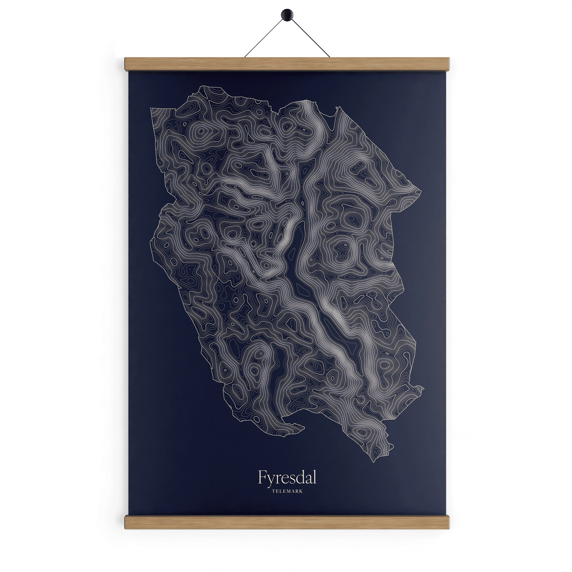Fyresdal kotekart - Vinternatt