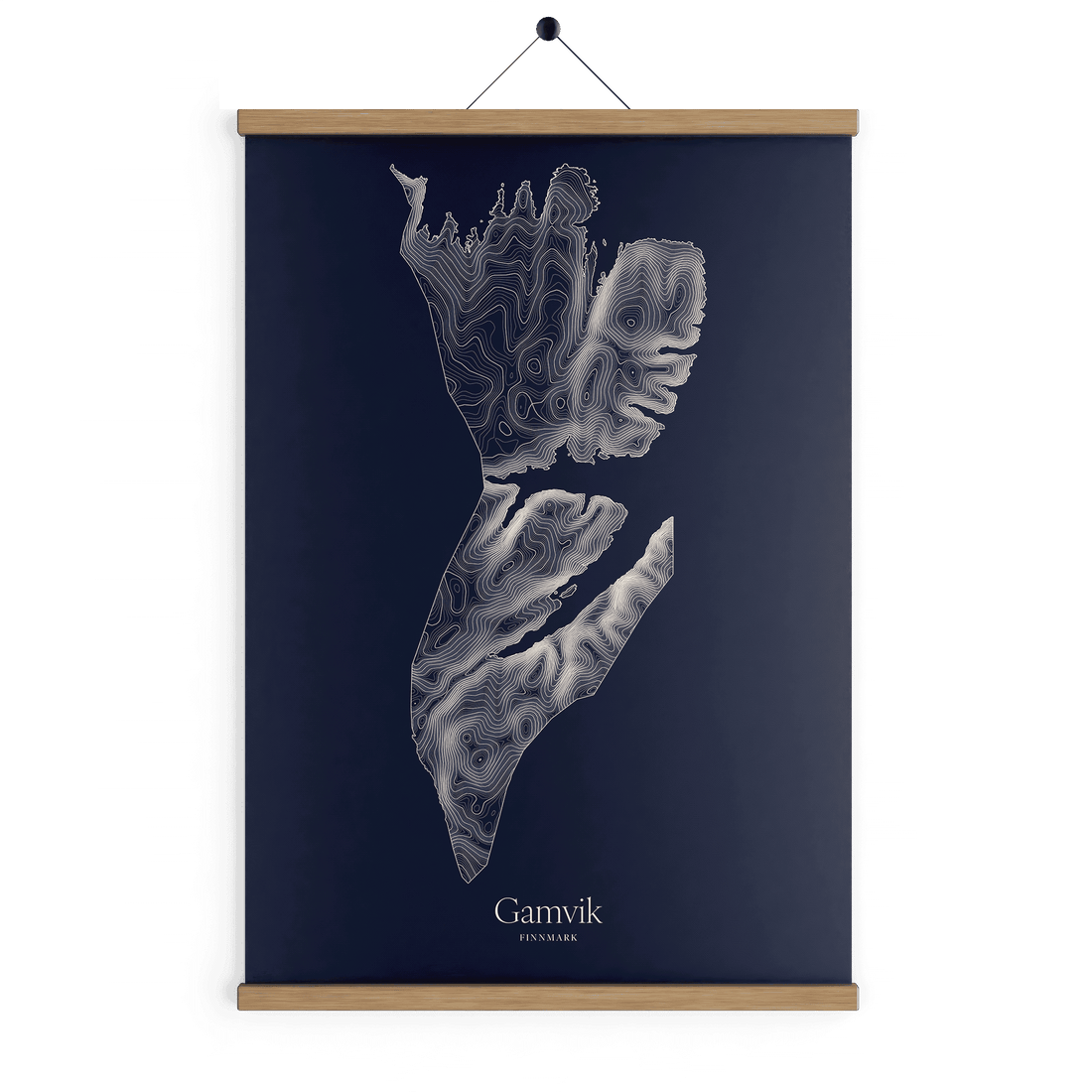 Gamvik kotekart - Vinternatt
