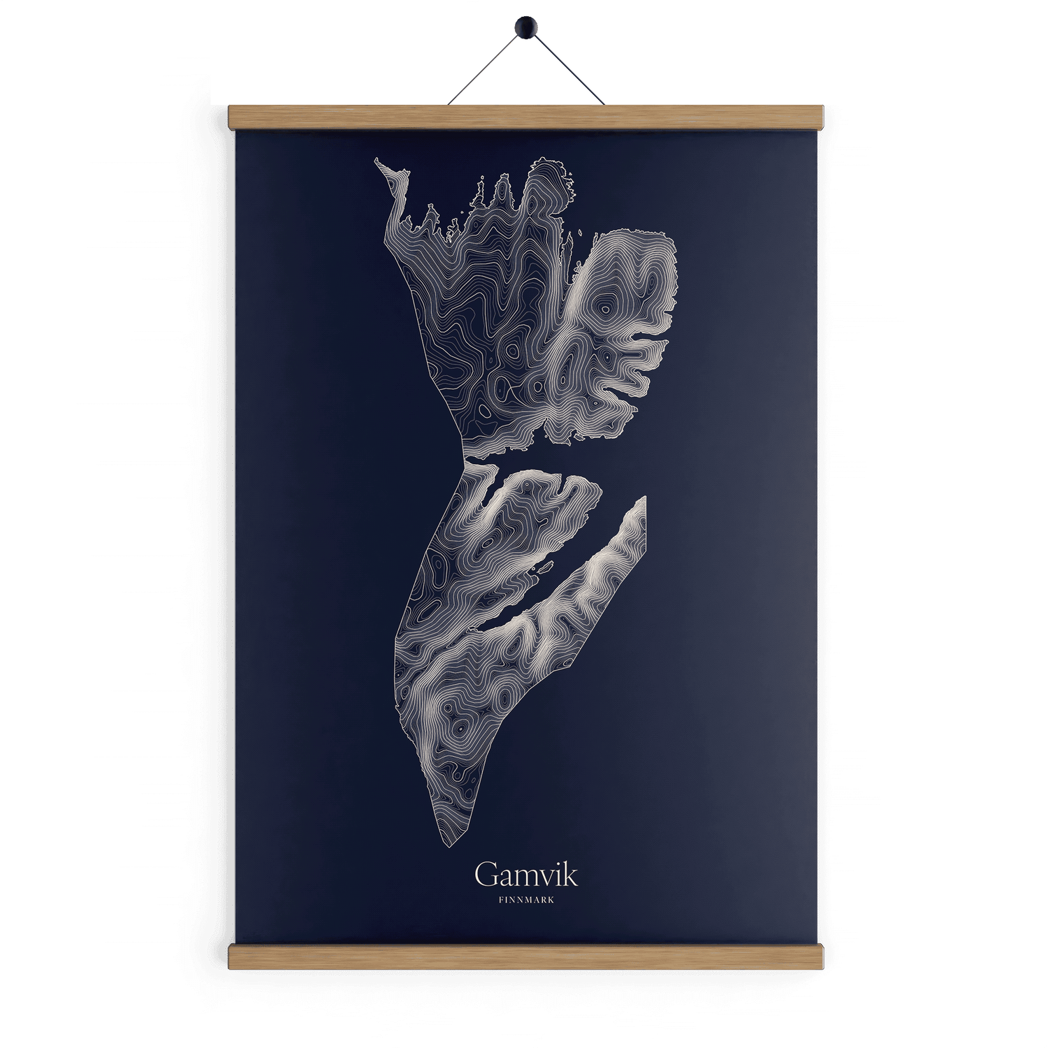 Gamvik kotekart - Vinternatt