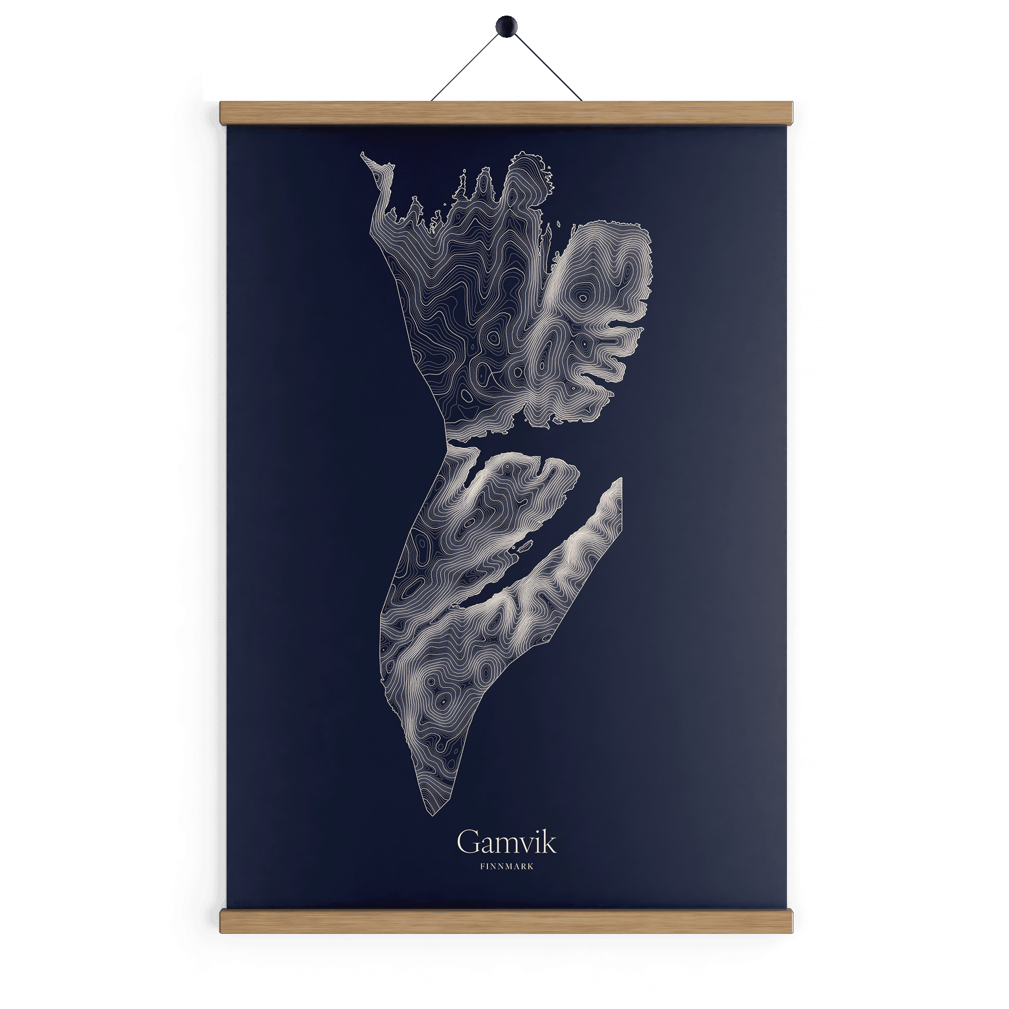 Gamvik kotekart - Vinternatt