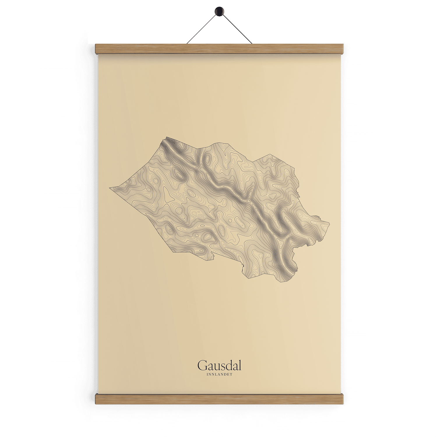 Gausdal kotekart - Sandstein
