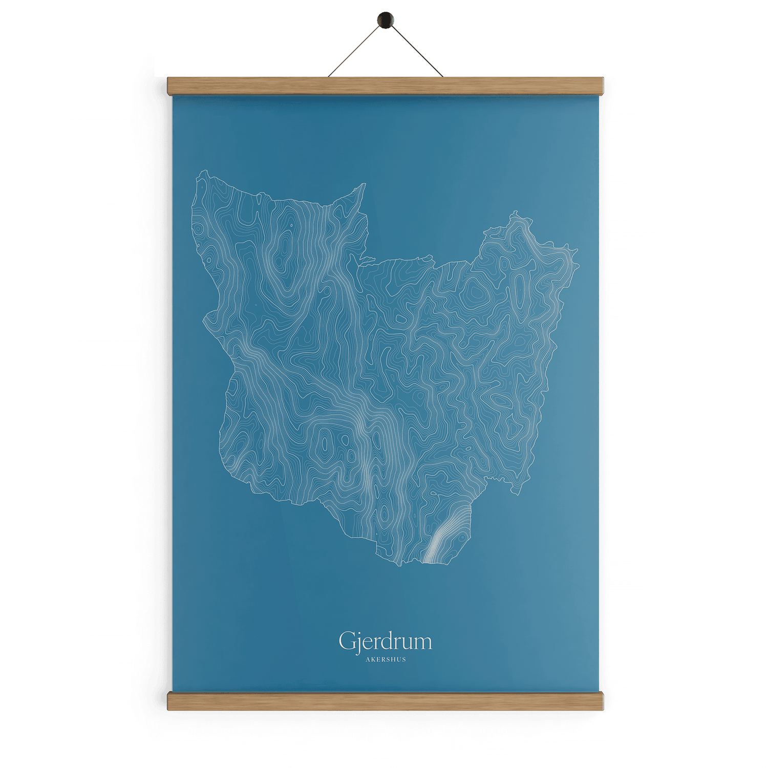 Gjerdrum kotekart - Himmelblå