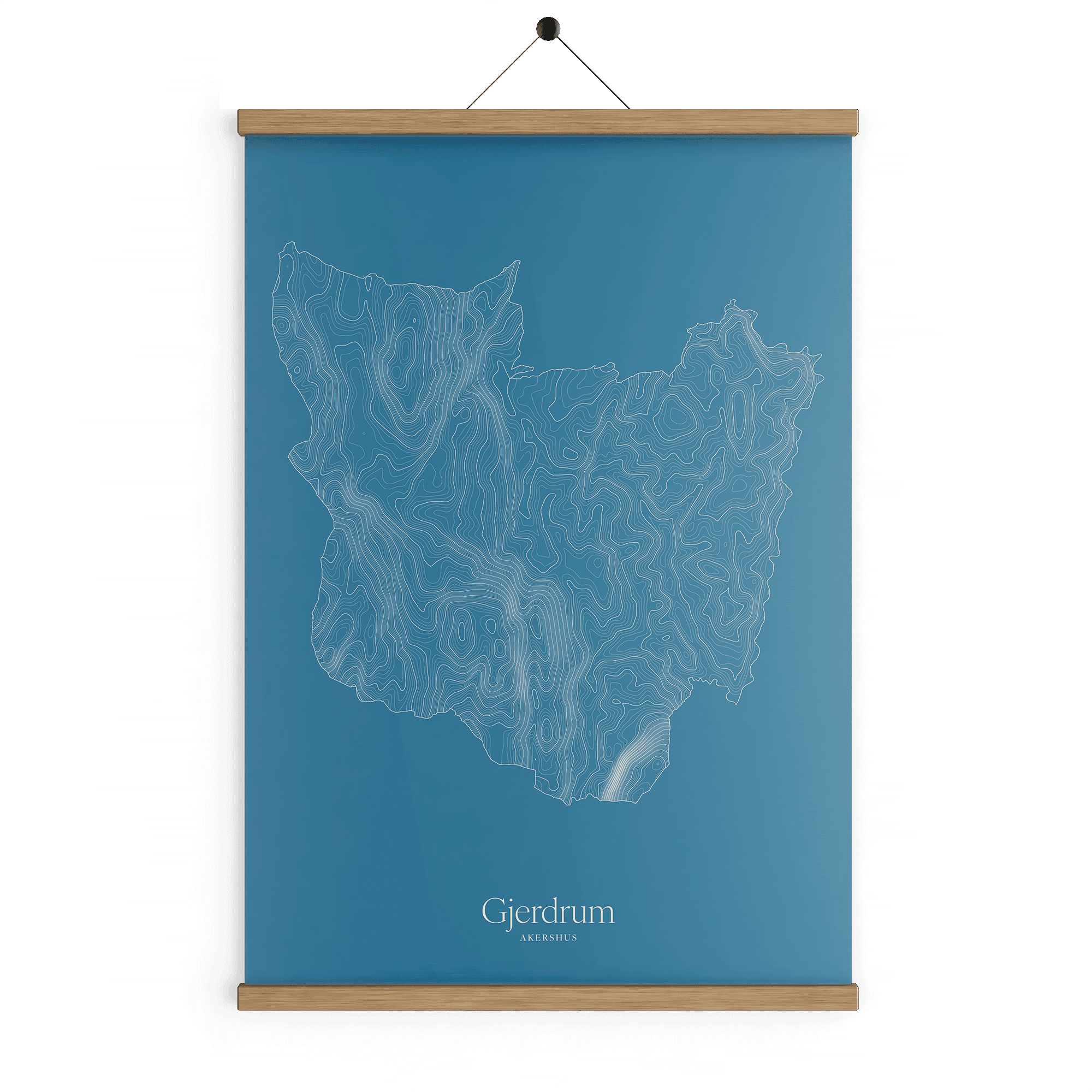 Gjerdrum kotekart - Himmelblå