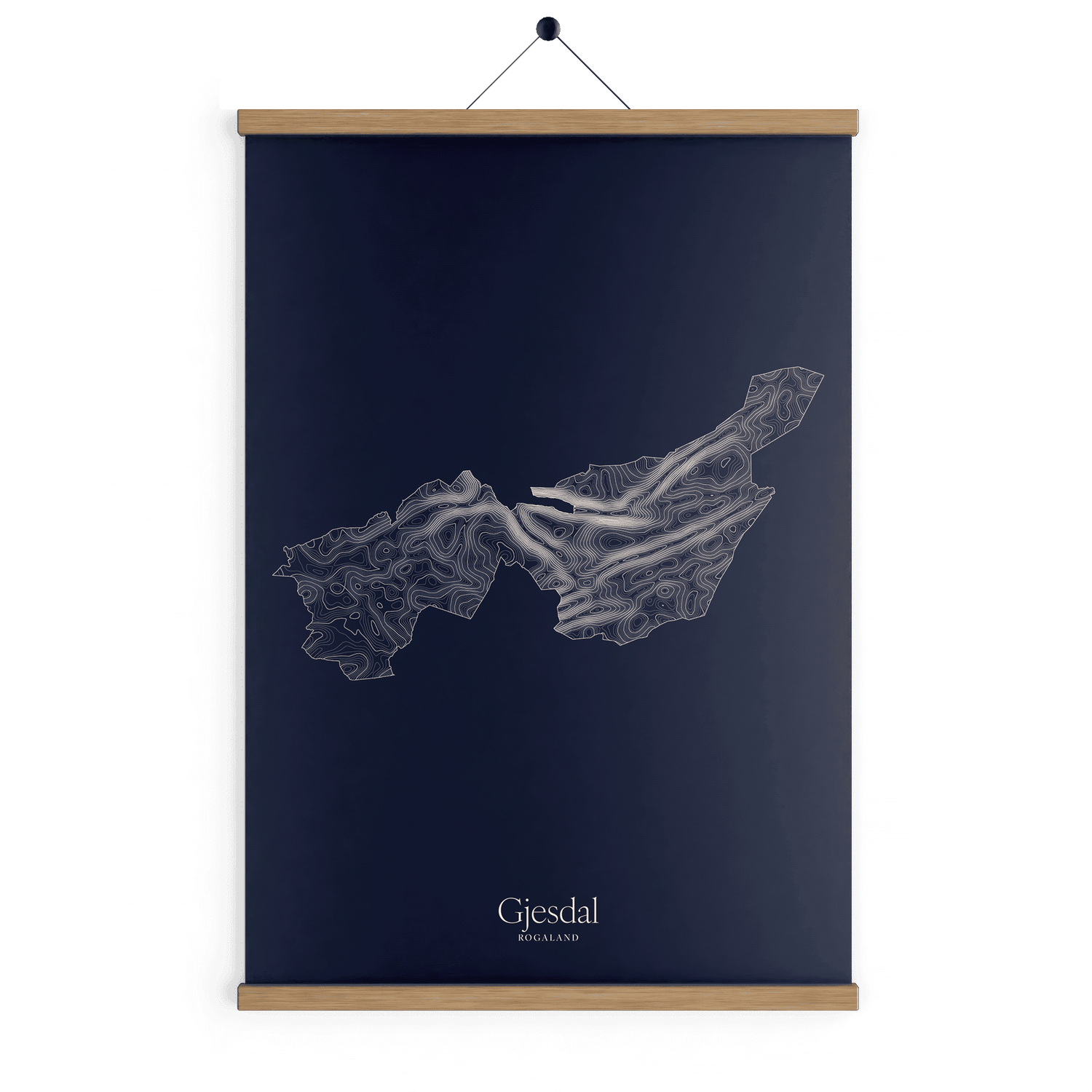 Gjesdal kotekart - Vinternatt