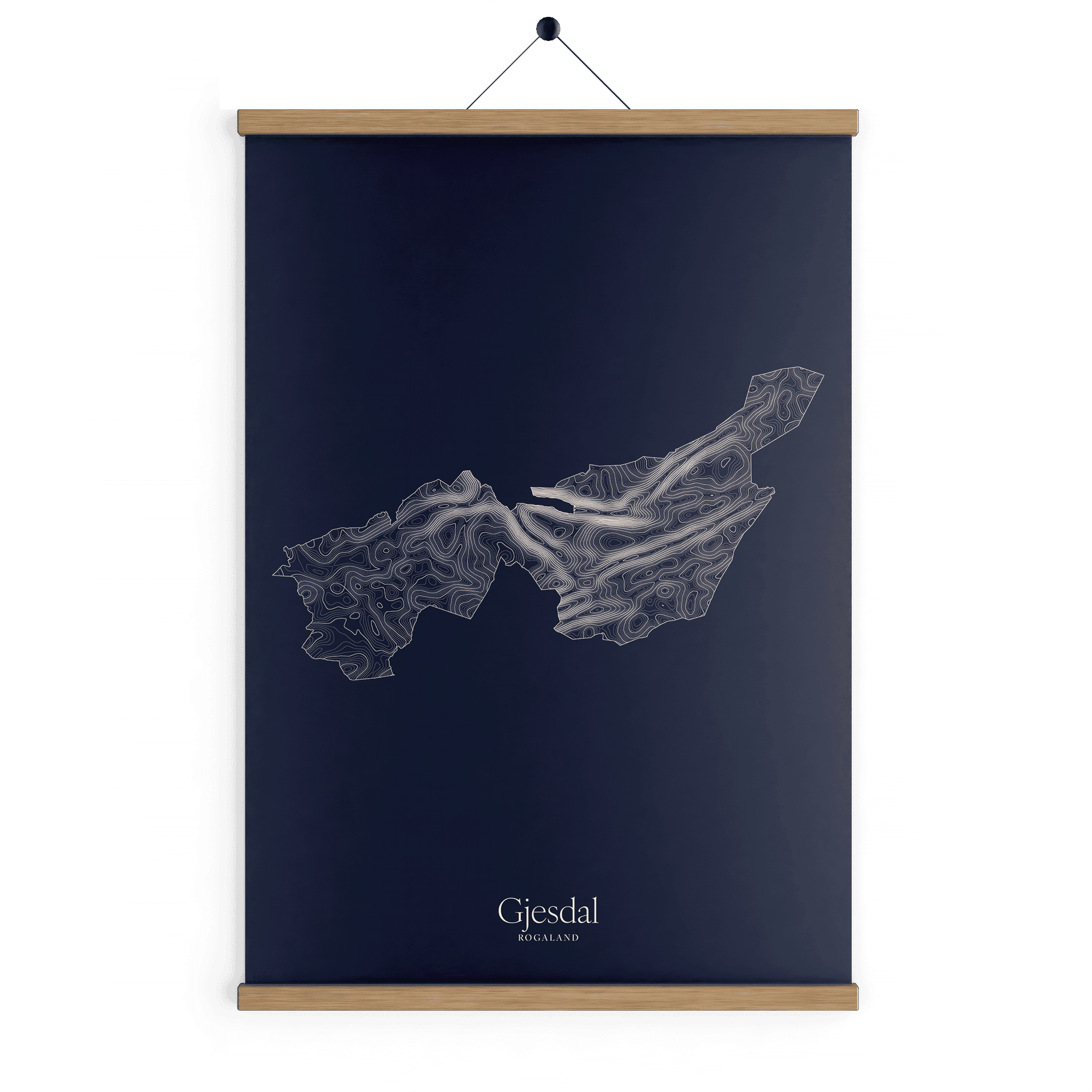 Gjesdal kotekart - Vinternatt