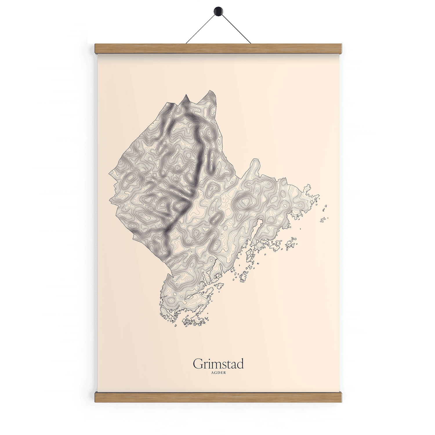 Grimstad kotekart - Bomull