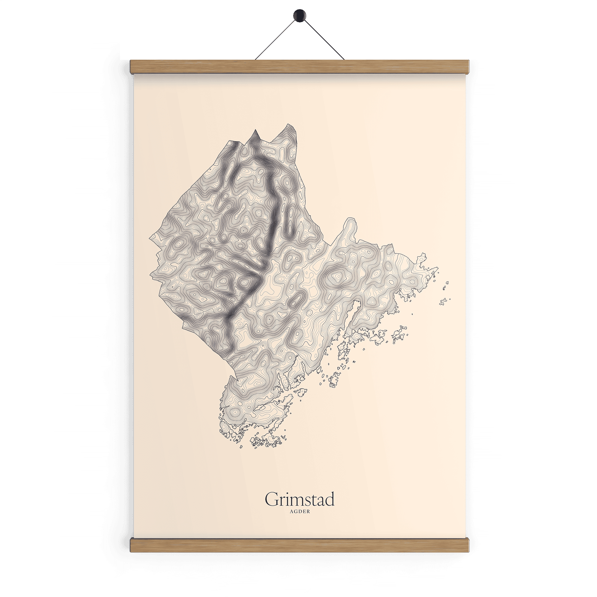 Grimstad kotekart - Bomull