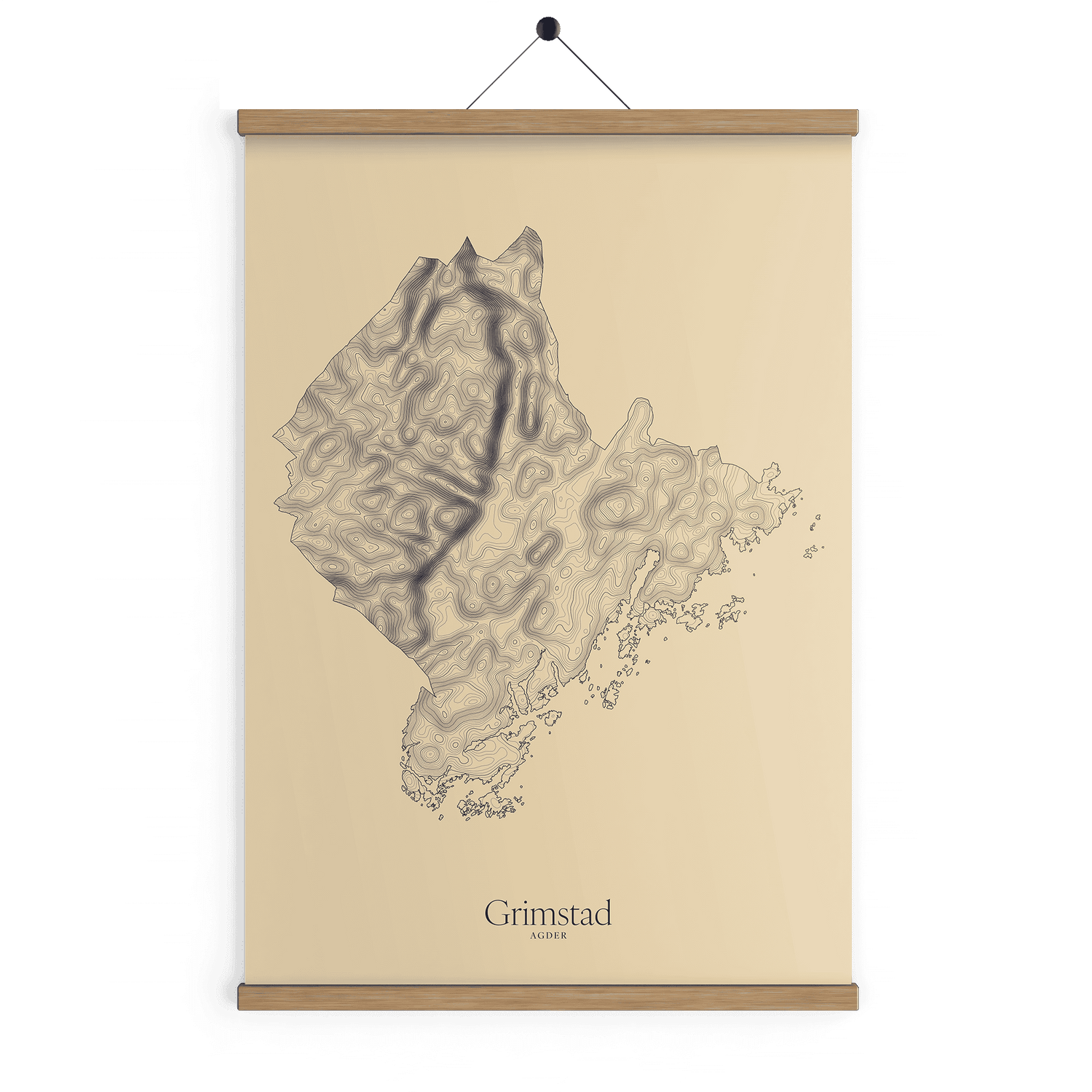 Grimstad kotekart - Sandstein