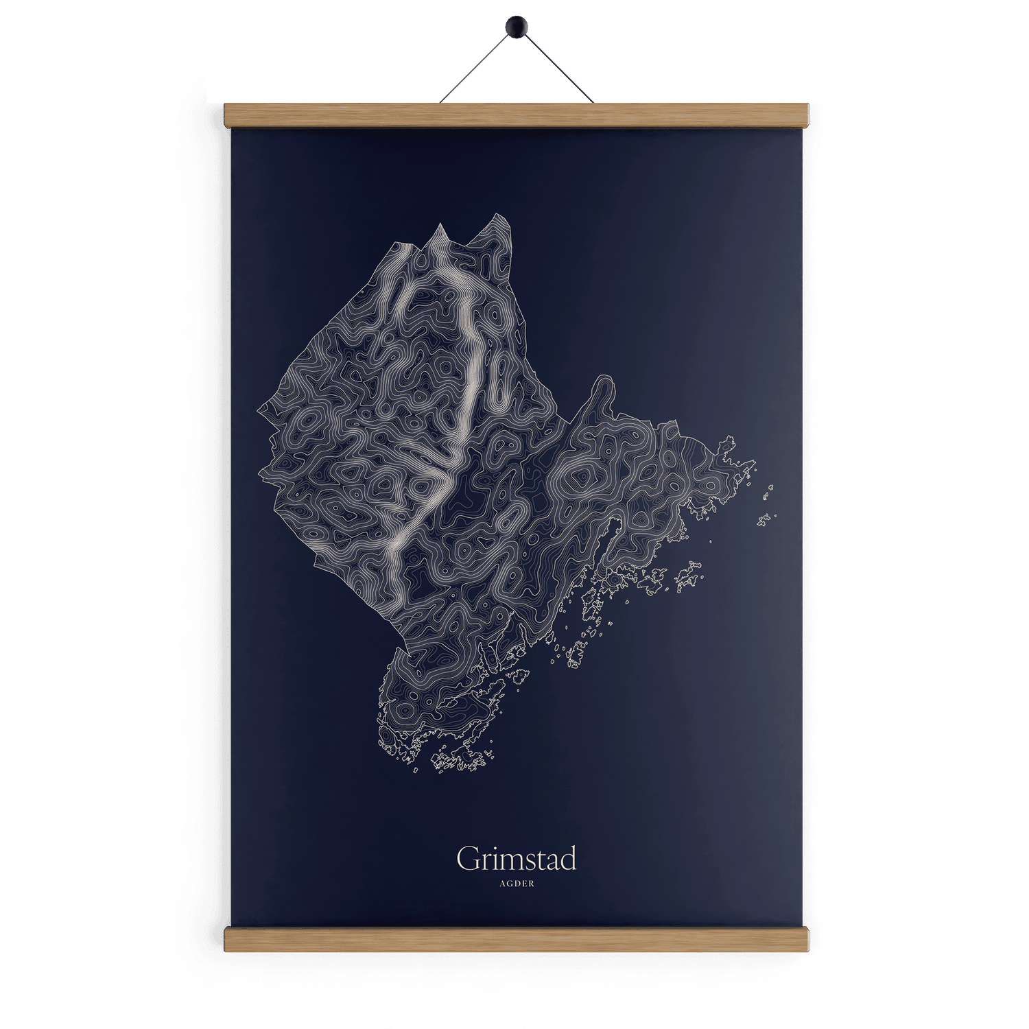 Grimstad kotekart - Vinternatt
