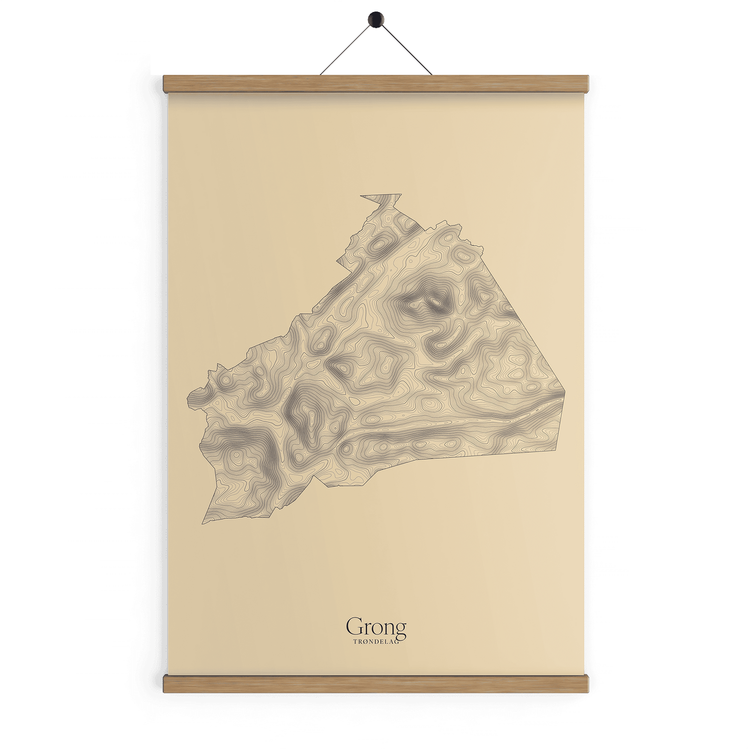 Grong kotekart - Sandstein