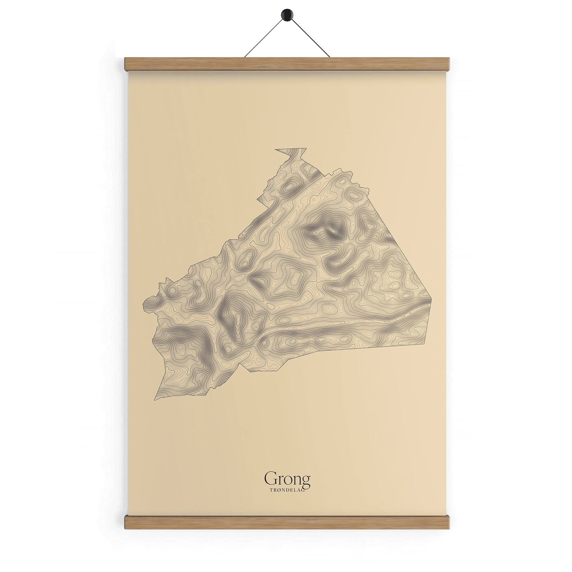 Grong kotekart - Sandstein