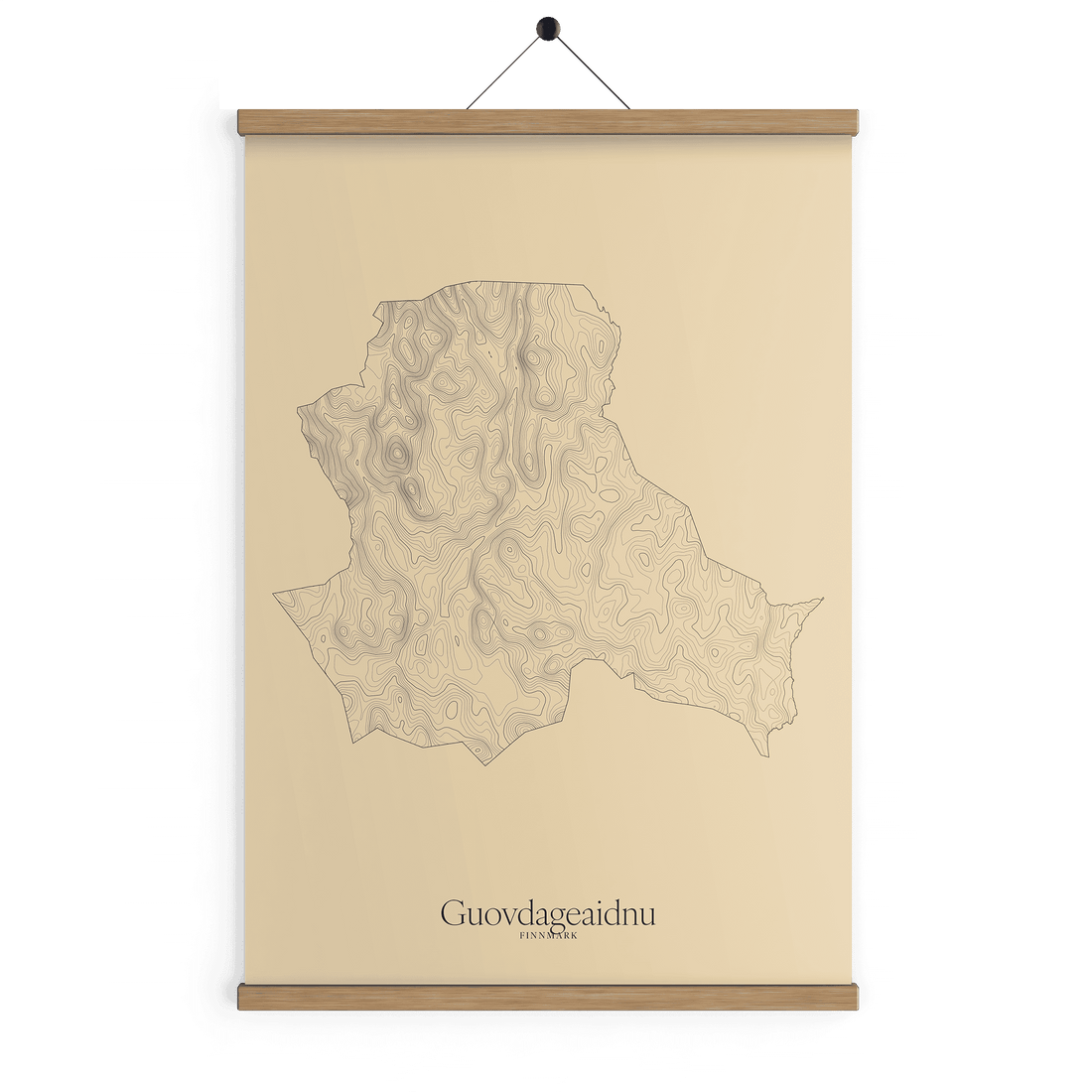 Guovdageaidnu kotekart - Sandstein
