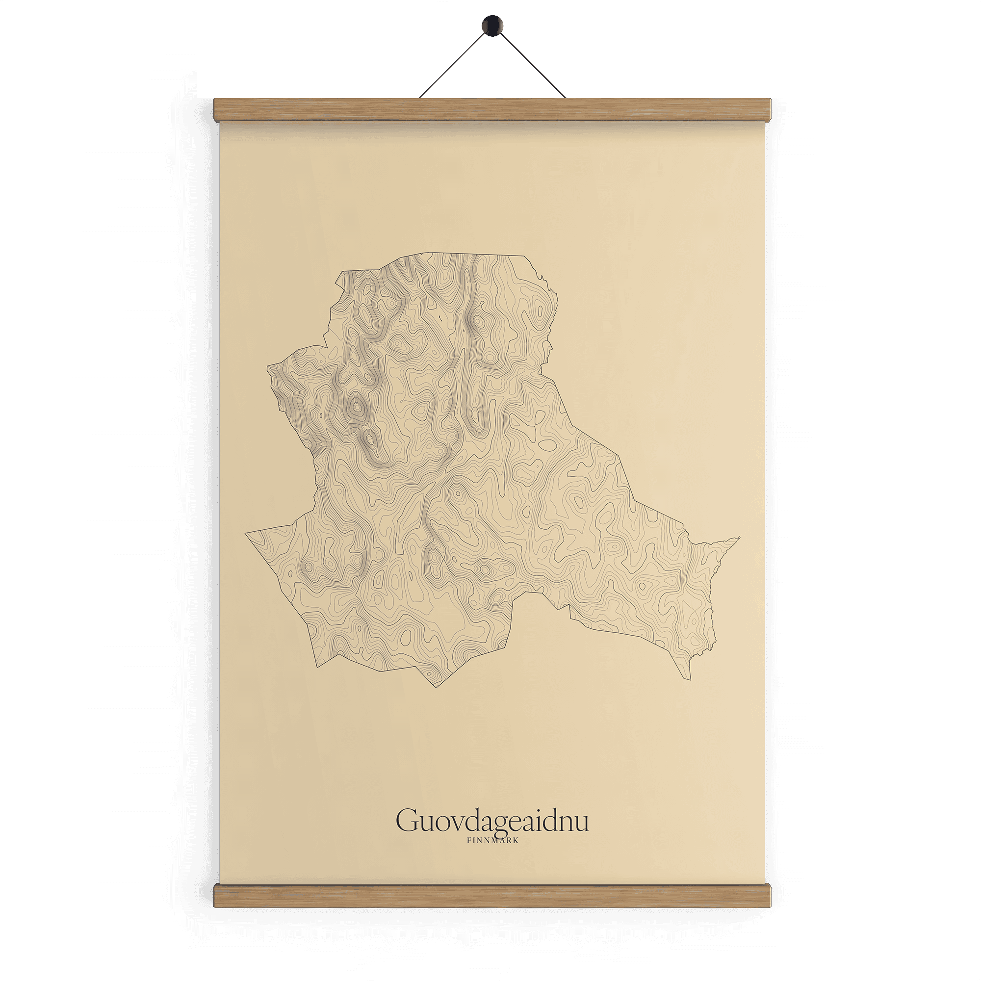 Guovdageaidnu kotekart - Sandstein