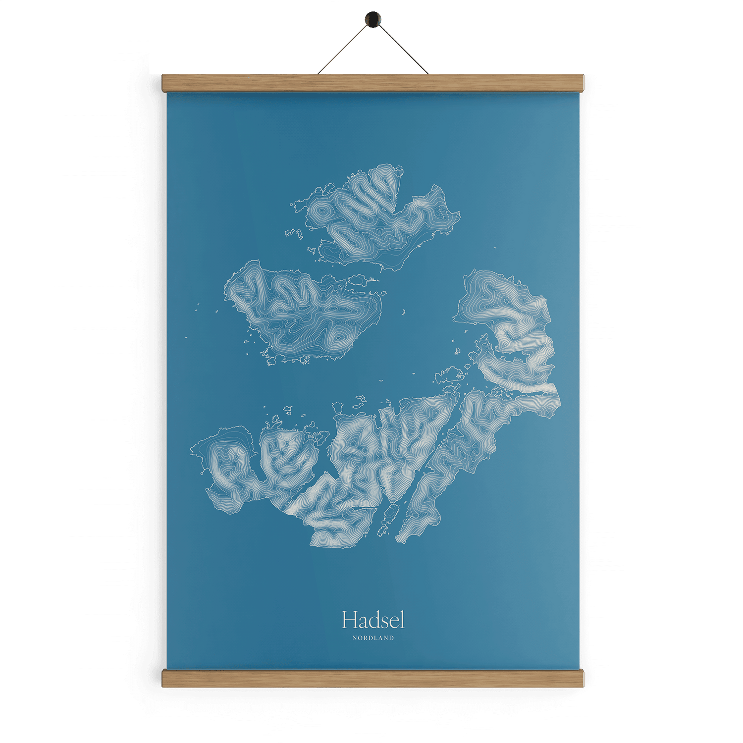 Hadsel kotekart - Himmelblå