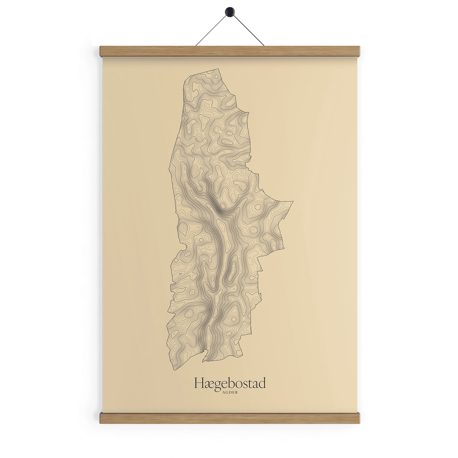 Hægebostad kotekart - Sandstein