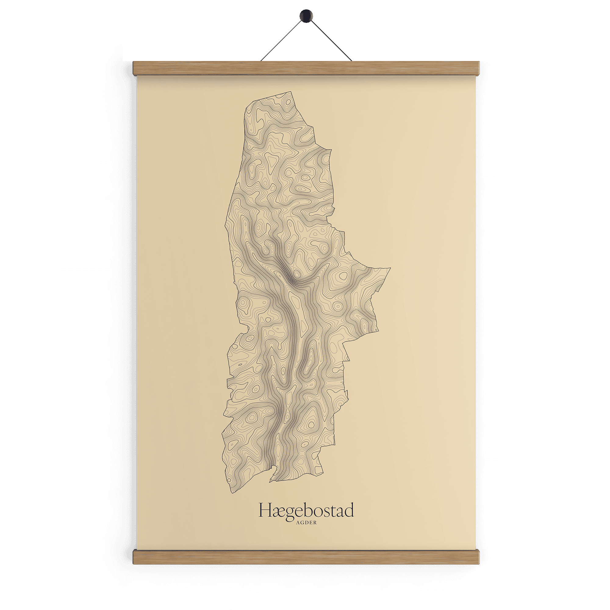 Hægebostad kotekart - Sandstein