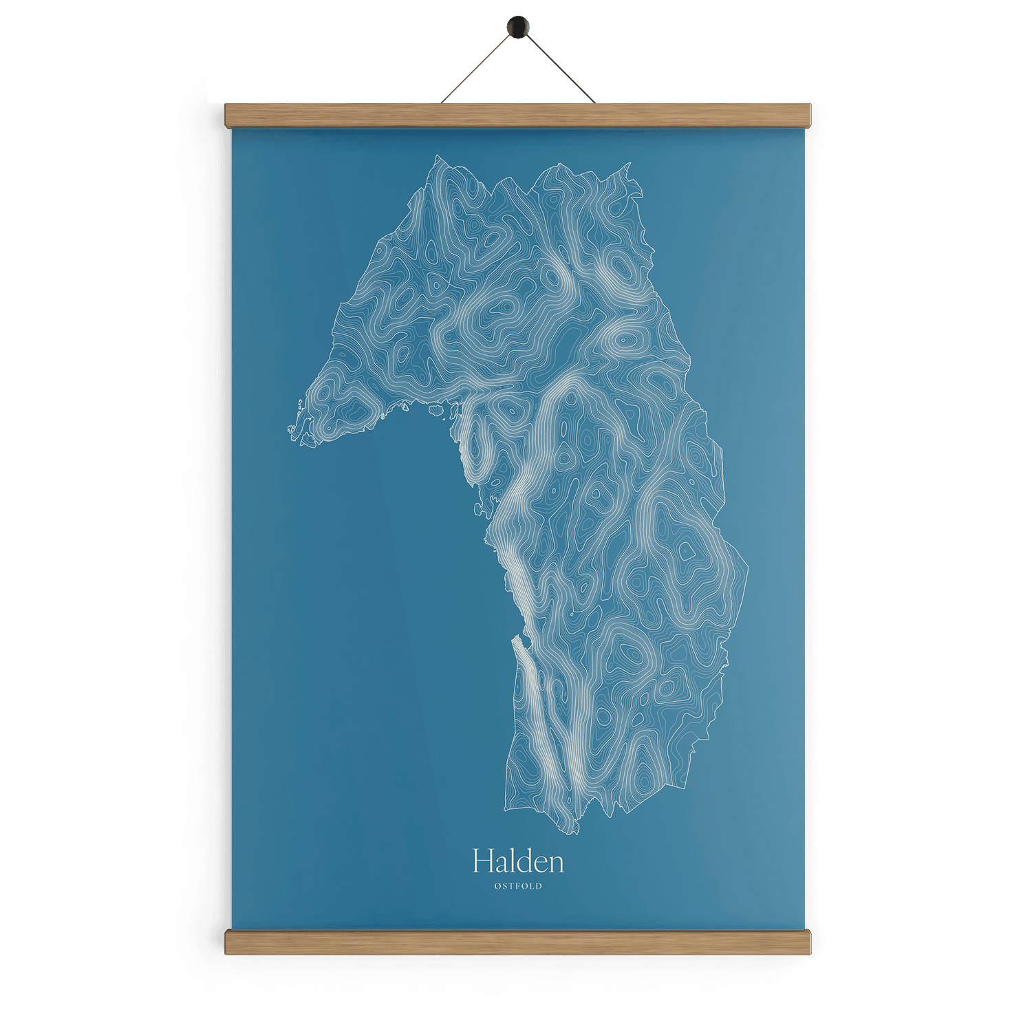 Halden kotekart - Himmelblå