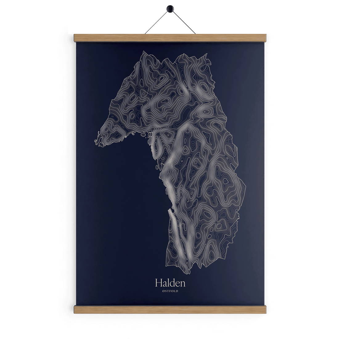 Halden kotekart - Vinternatt