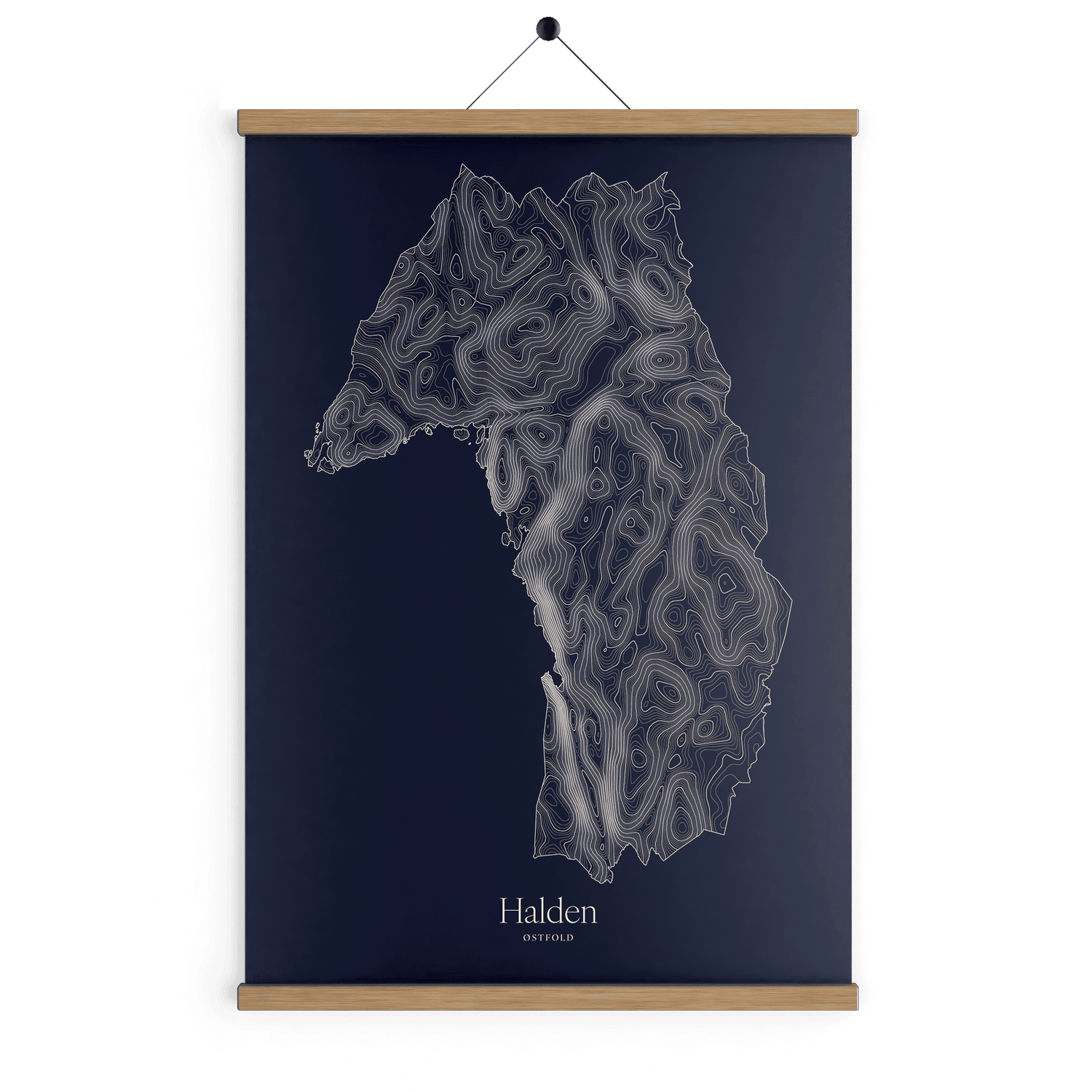 Halden kotekart - Vinternatt